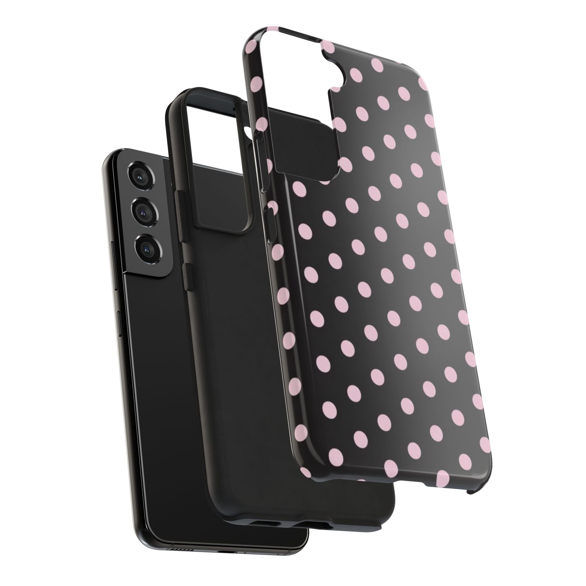 Black and Pink Spots Phone Case