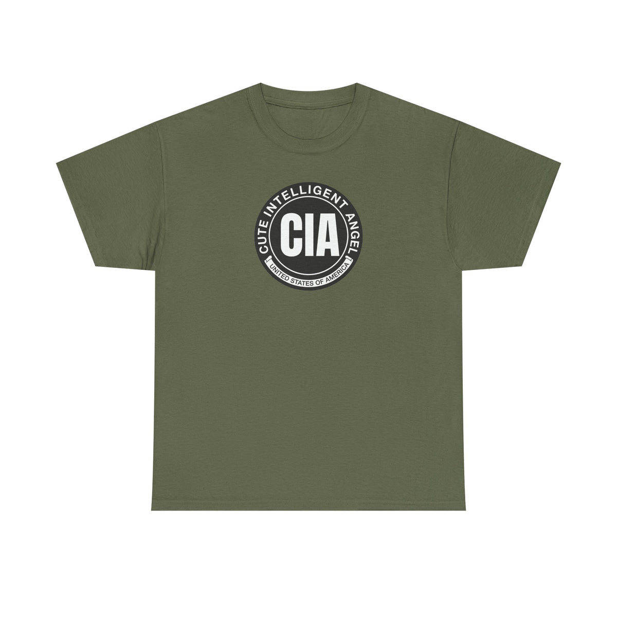CIA Cute Intelligent Angel 100% Cotton Tee