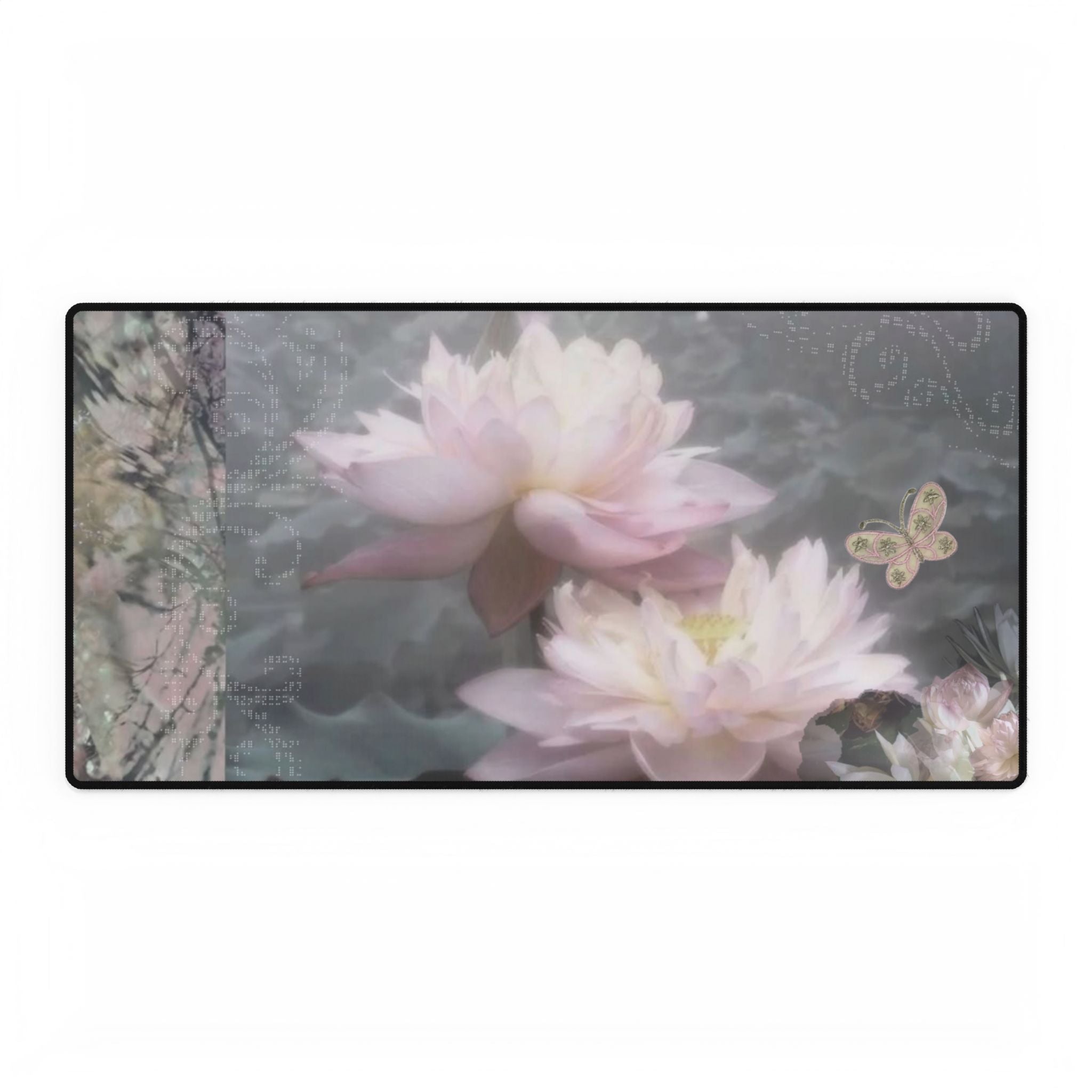 Cyber Internet Girl Lotus XL Mouse Pad