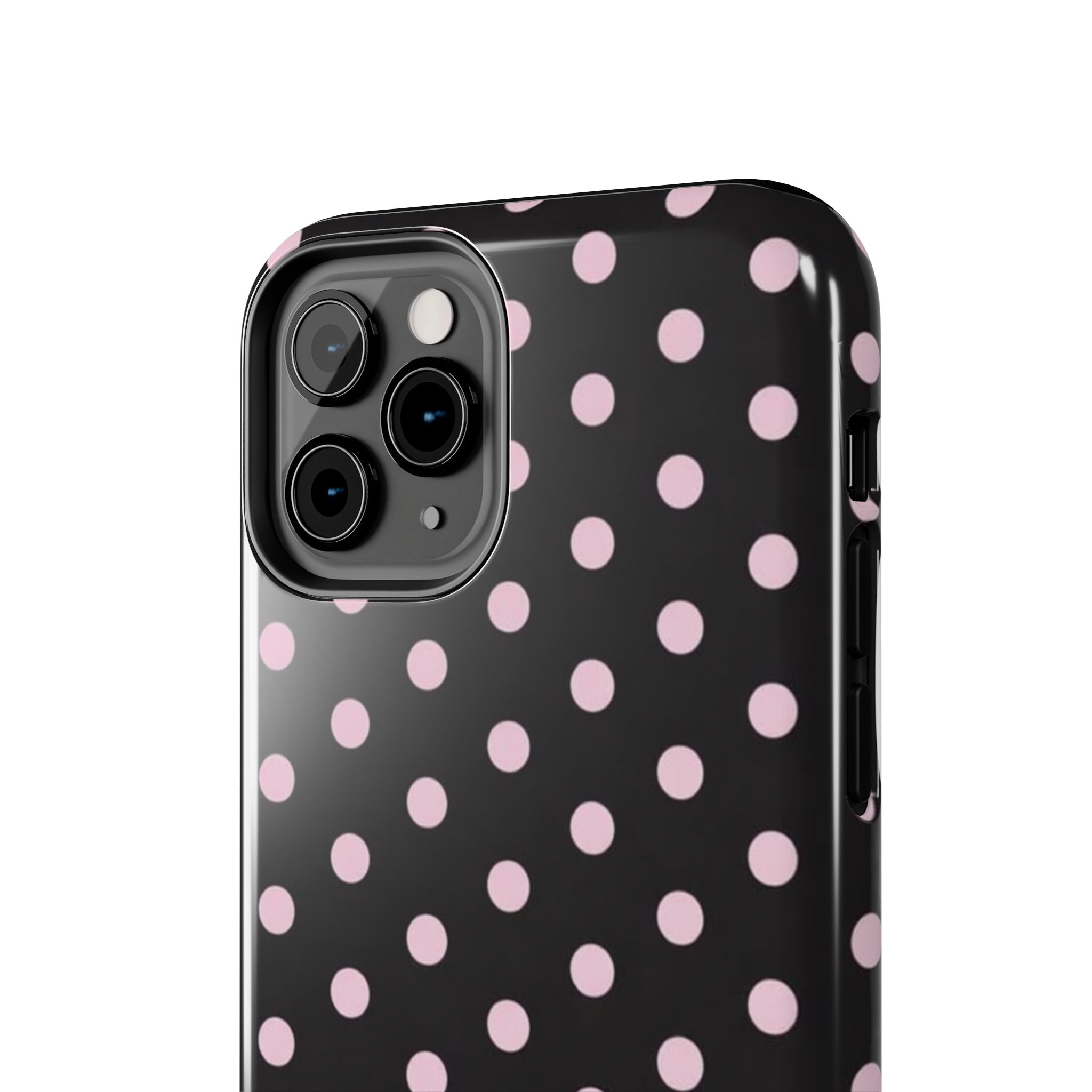 Black and Pink Spots Phone Case