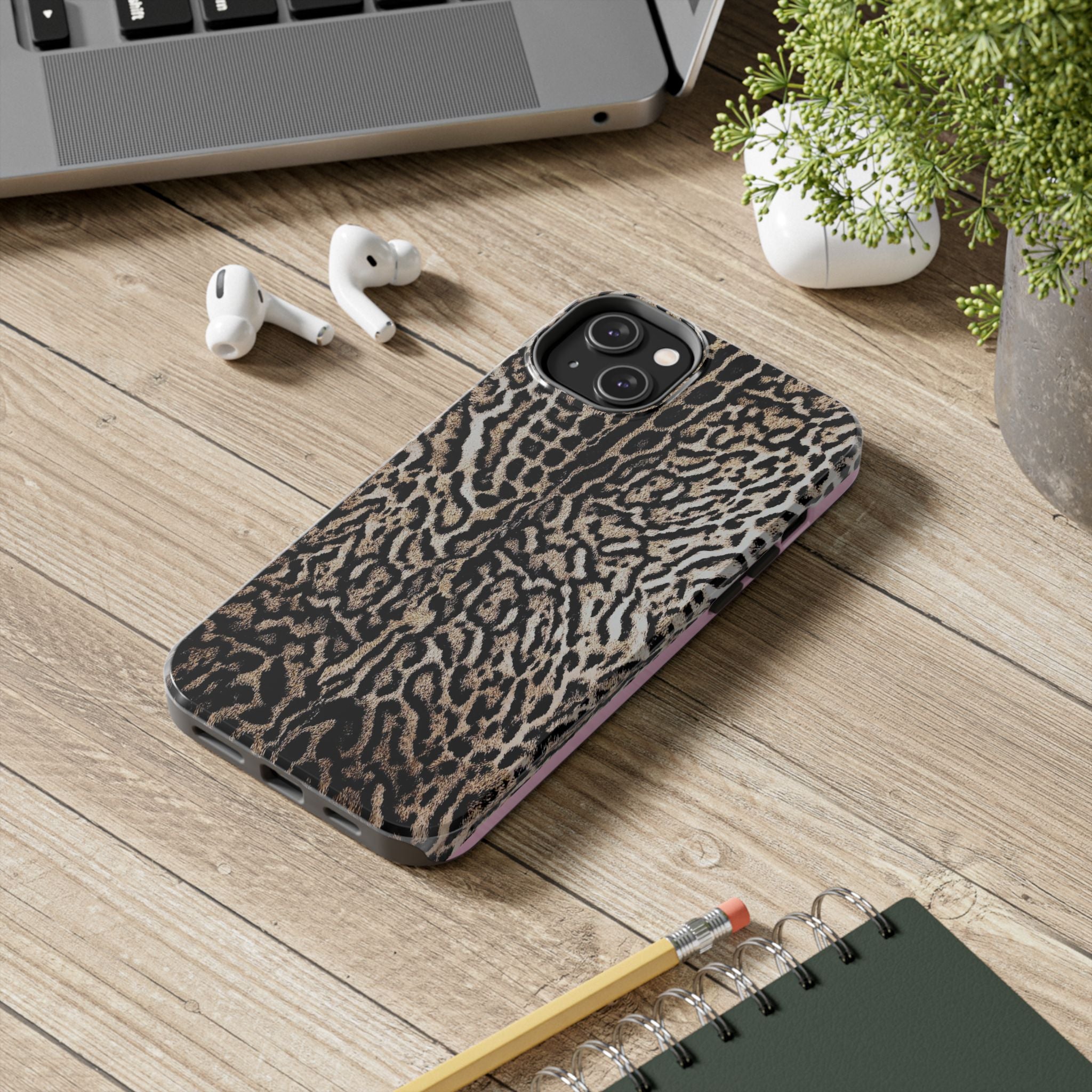 Classic Leopard Cheetah Photo Print Phone Case  - Tough Impact-Resistant Case