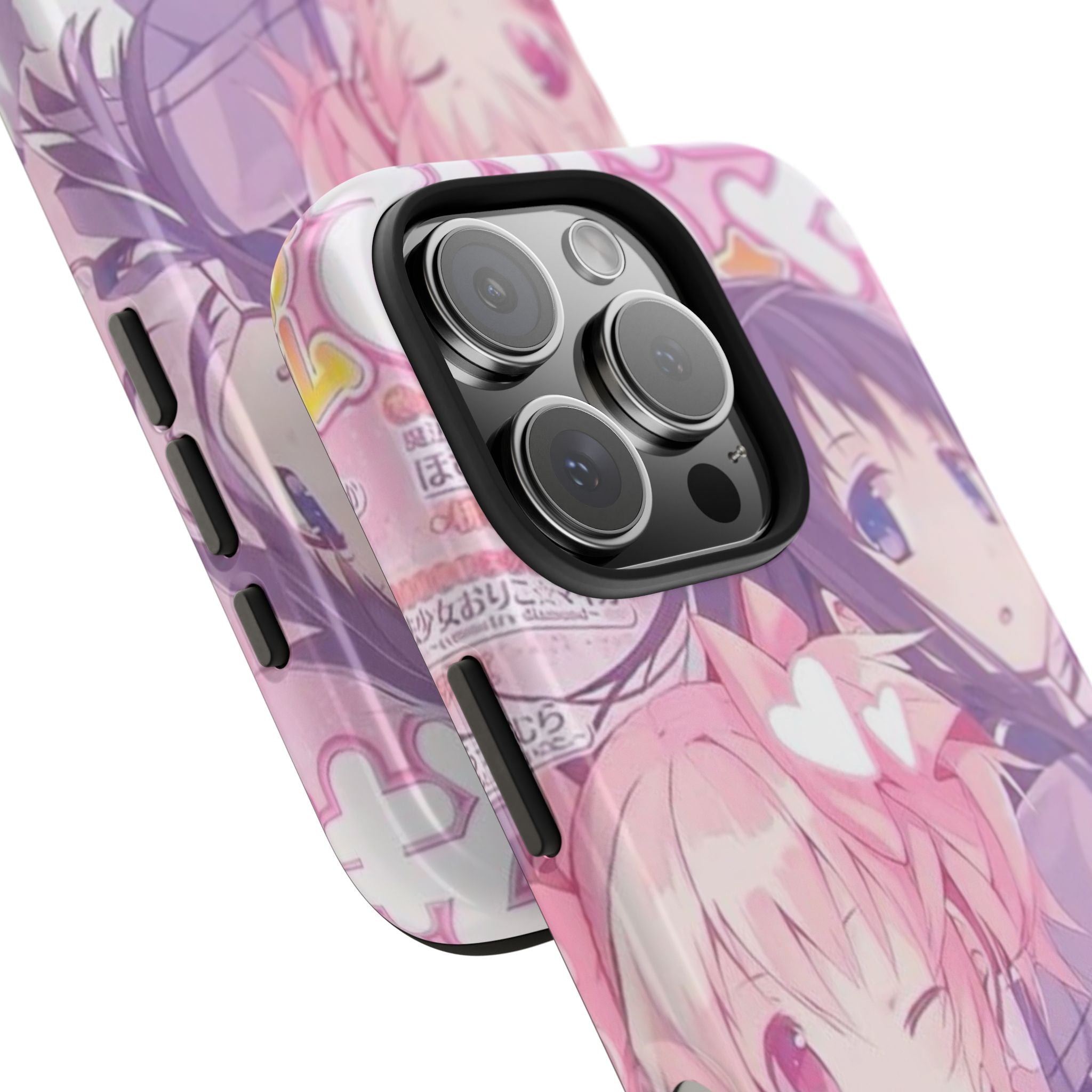 Cute Pink and Purple Anime Phone Case
