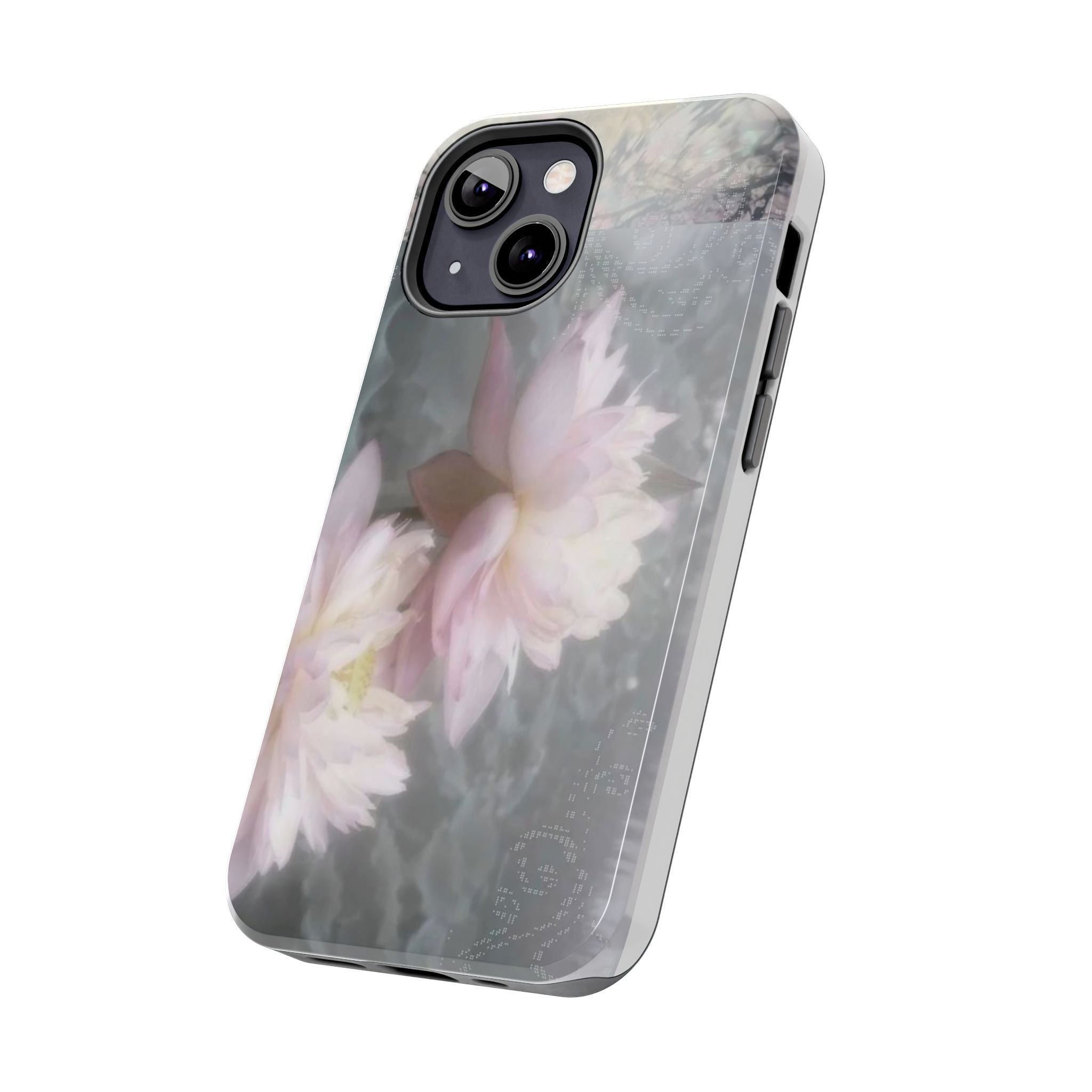 Lotus Flowers Cyber Whimsy Phone Case