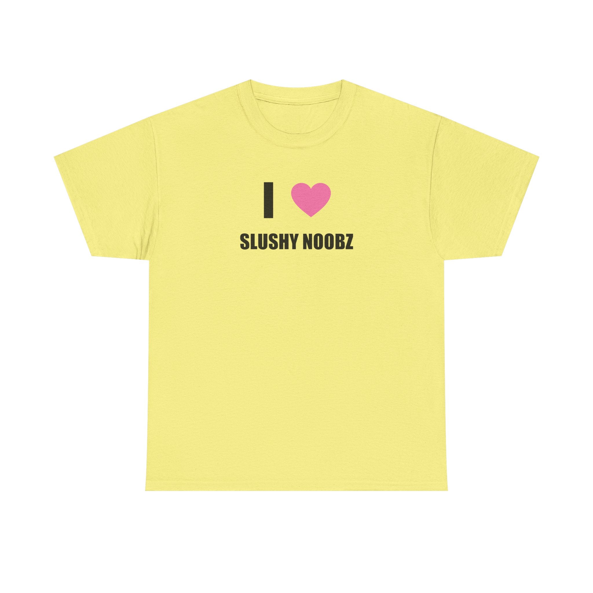 I Love Slushy Noobz Unisex Heavy Cotton Tee