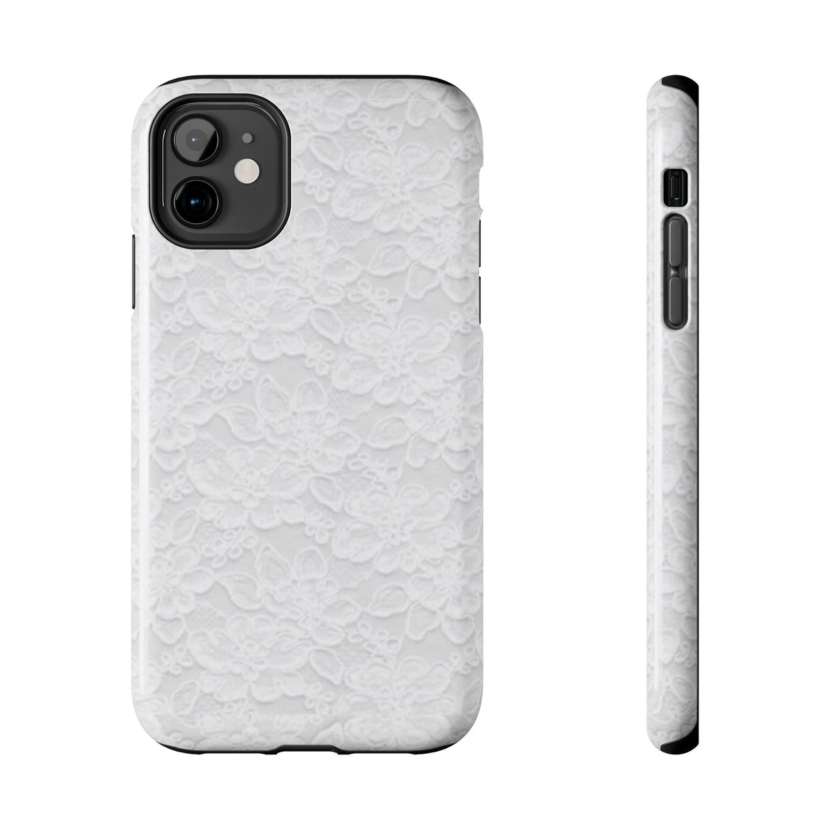 White Lace Coquette Phone Case