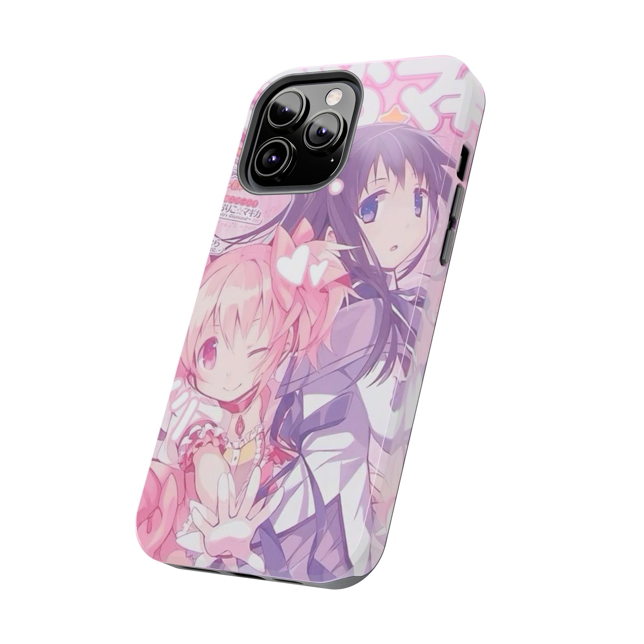 Cute Pink and Purple Anime Phone Case