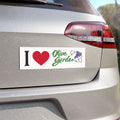 I Love Olive Garden I heart Olive Garden Funny Bumper Magnet