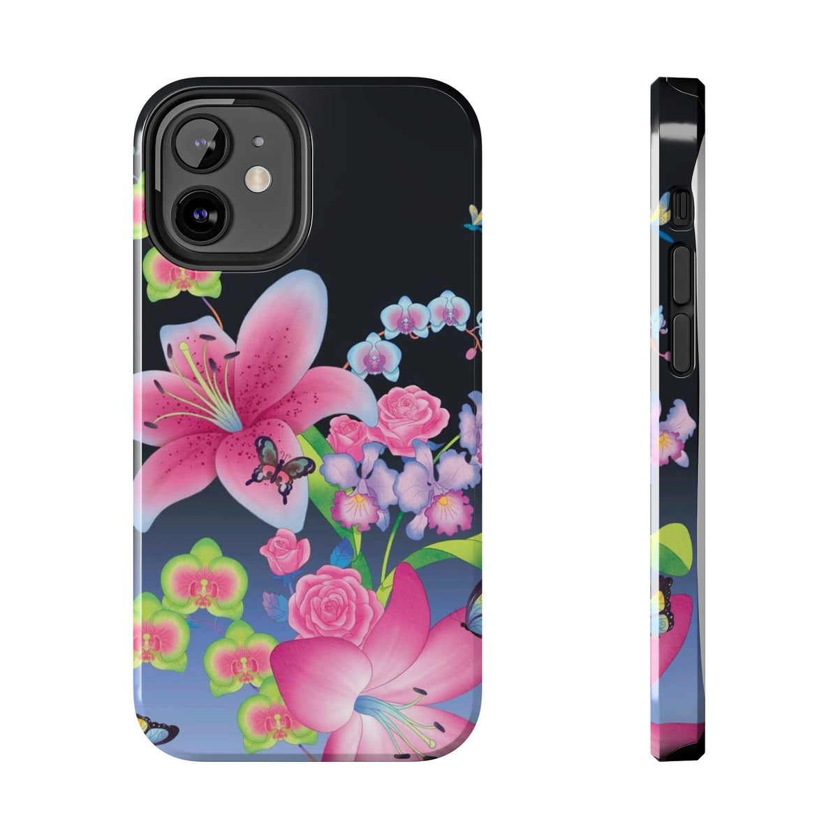 Bright Lily and Orchid  Phone Case