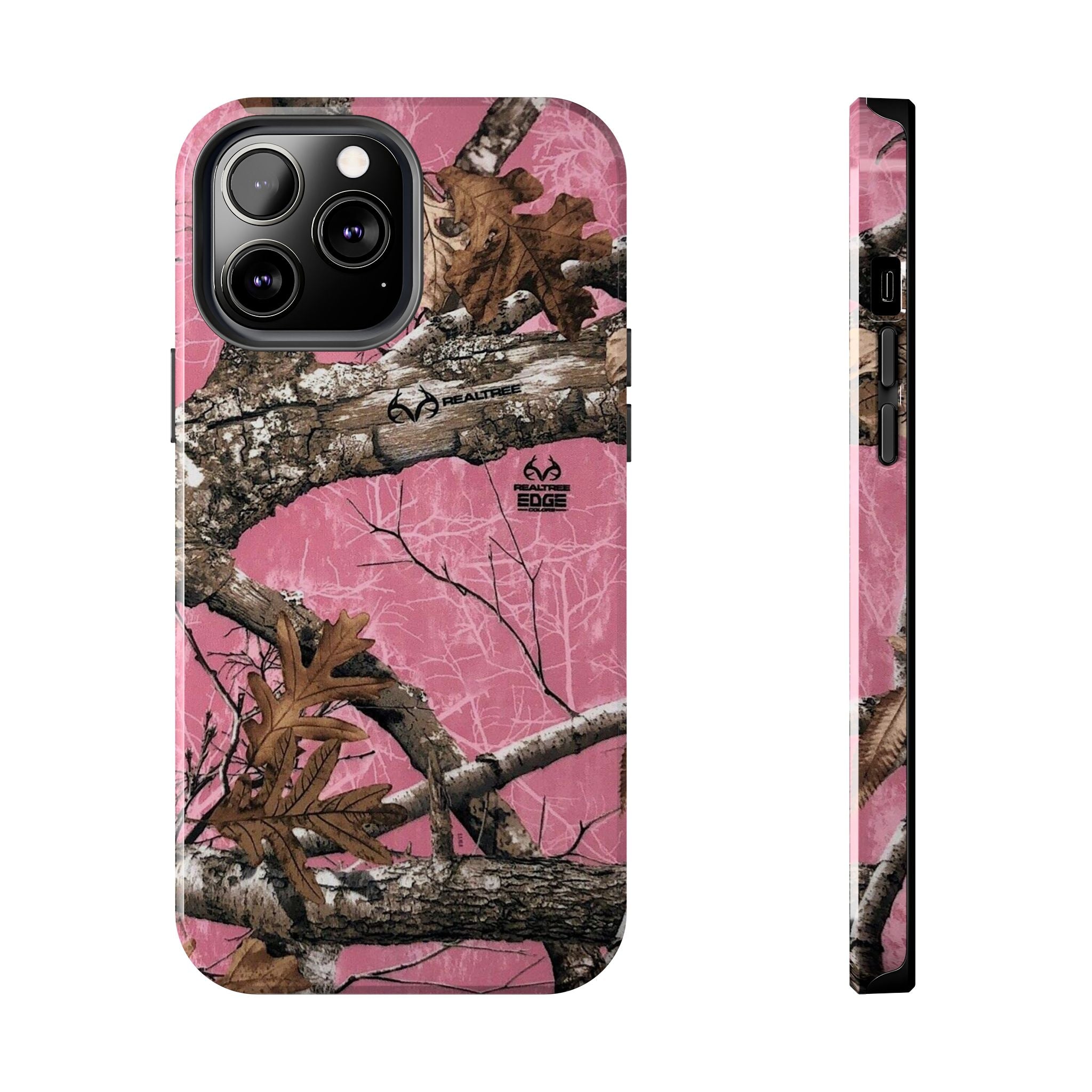 Pink Camo Real Tree Phone Case  - Tough Impact-Resistant Case