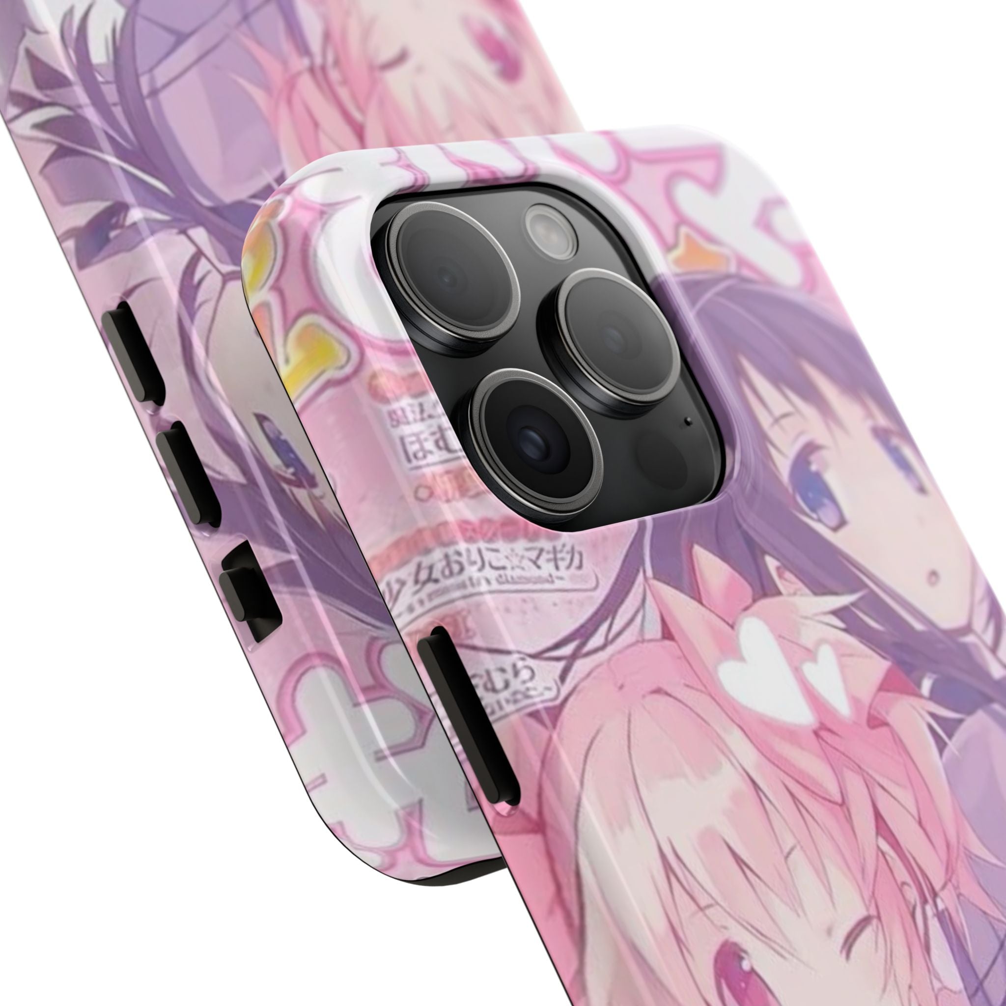 Cute Pink and Purple Anime Phone Case