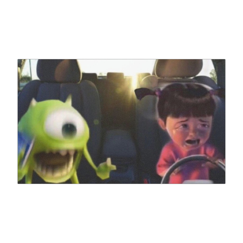 Funny new driver bumper magnet - Monsters Inc