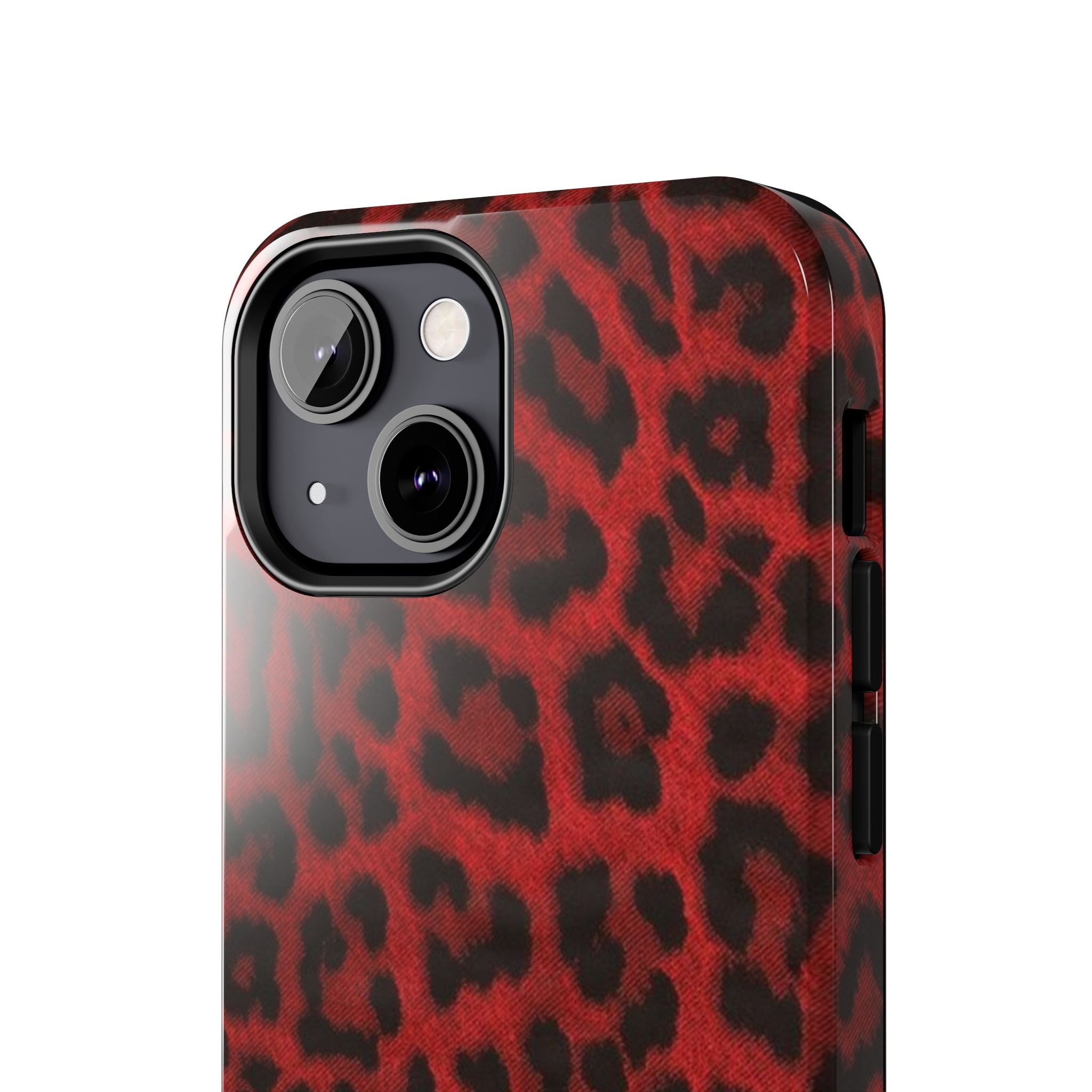 Red Cheetah Leopard Phone Case  - Tough Impact-Resistant Case