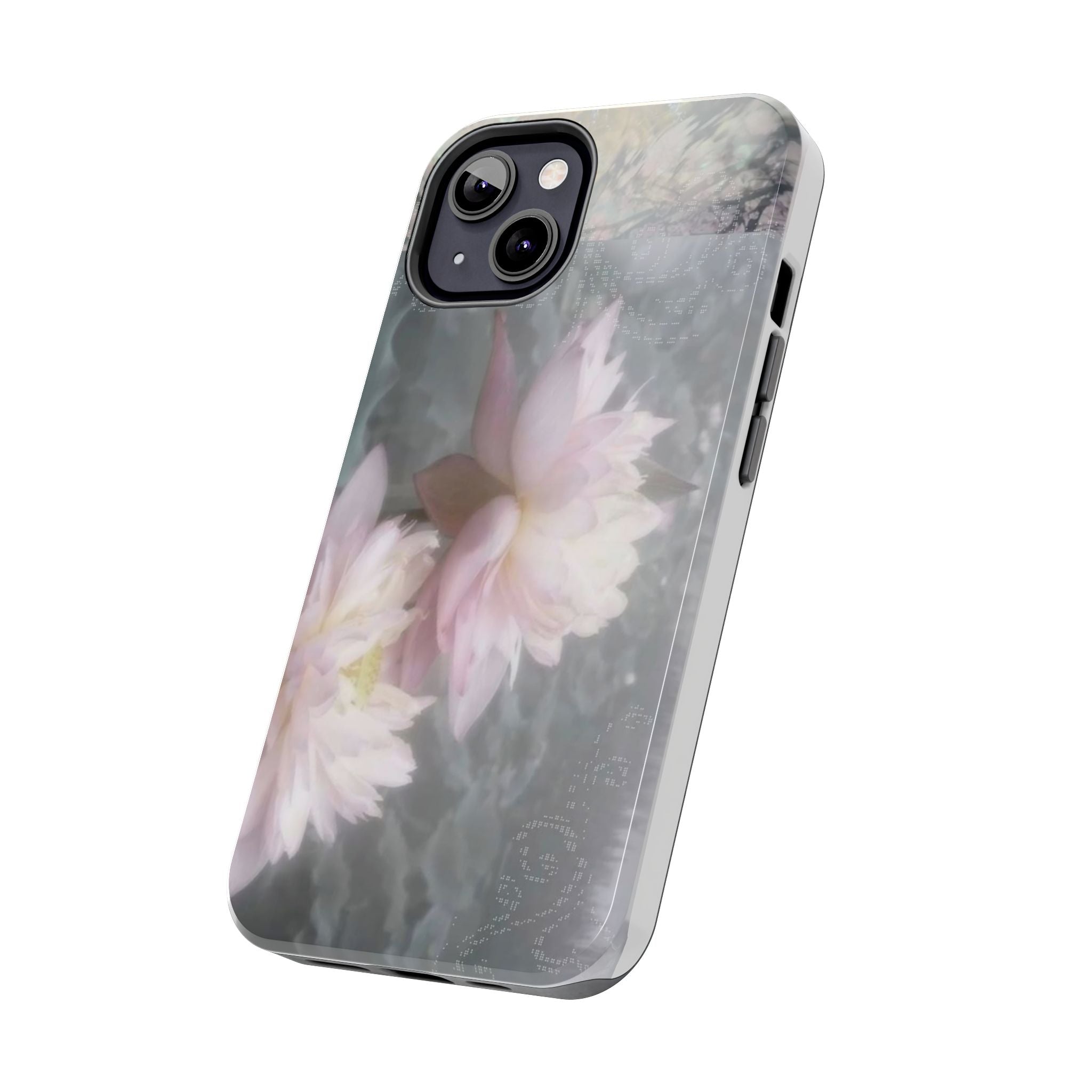 Lotus Flowers Cyber Whimsy Phone Case