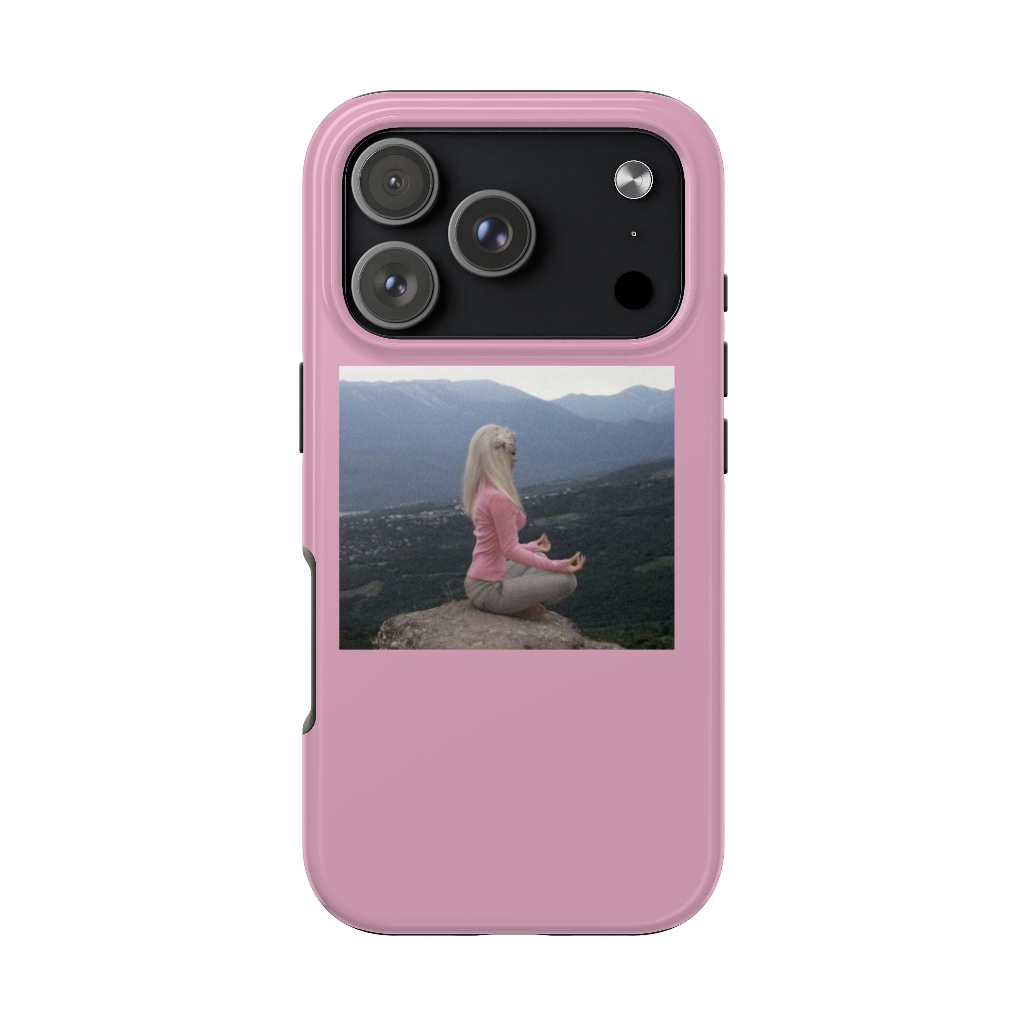 Manifestation Yoga Girl Manifesting Meme Phone Case
