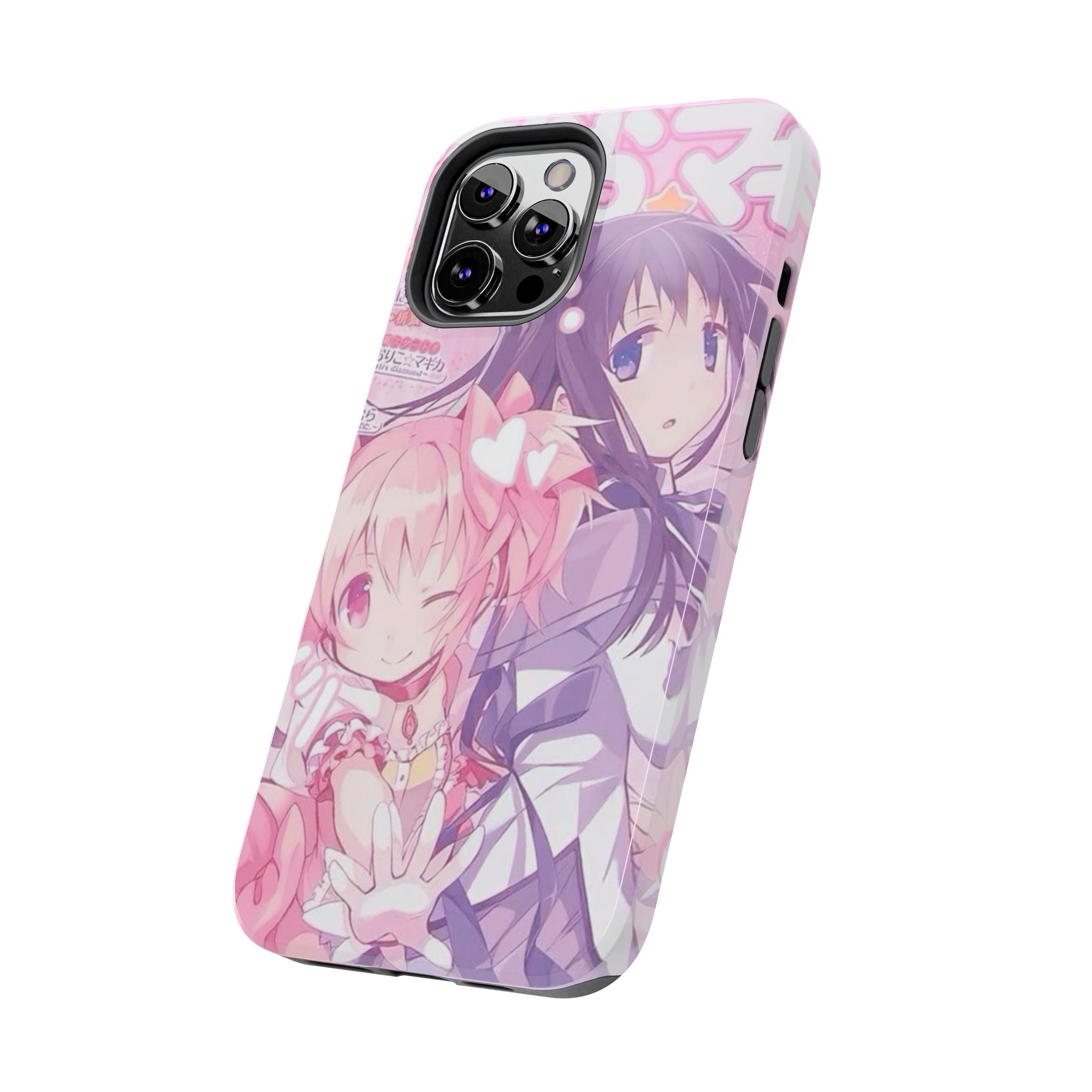 Cute Pink and Purple Anime Phone Case