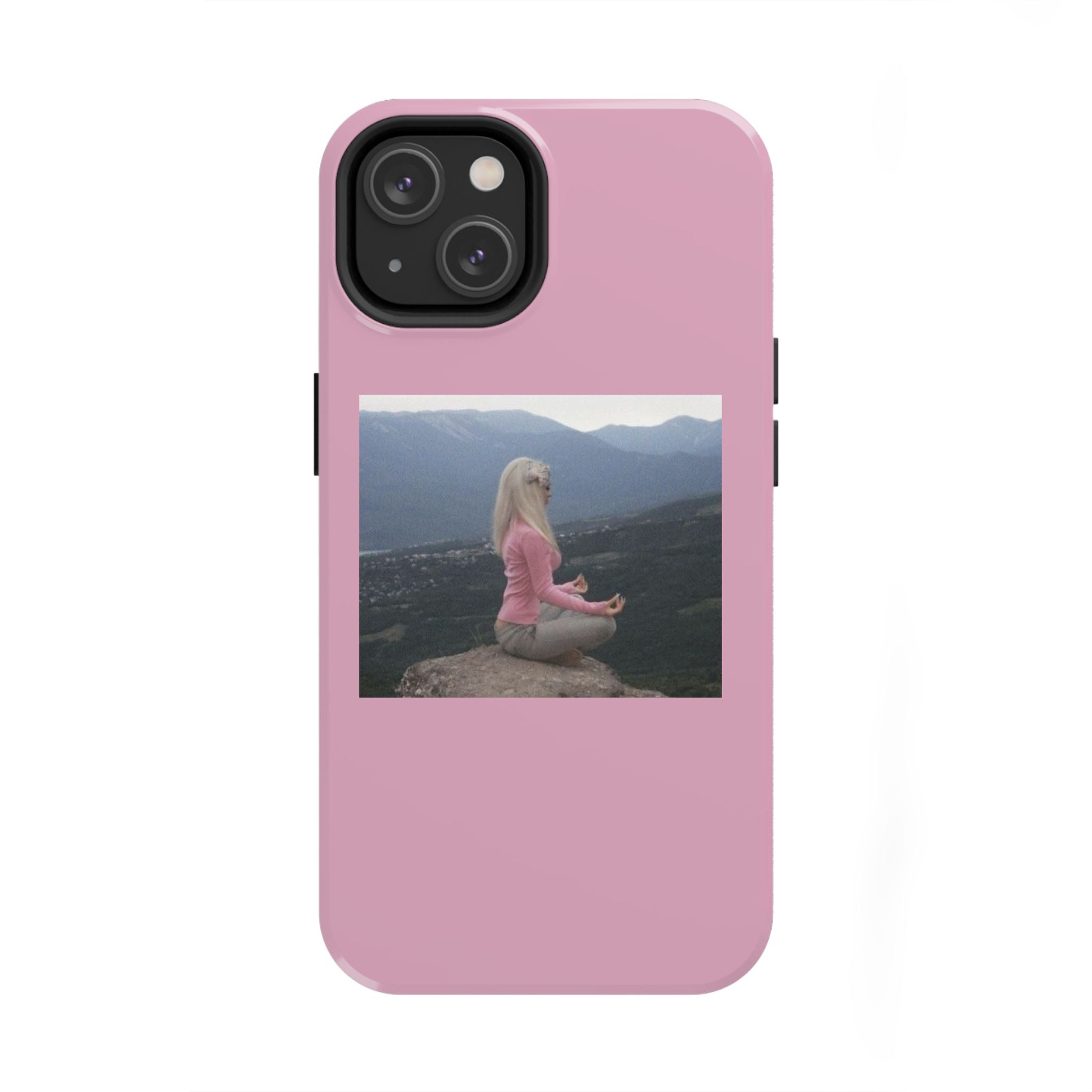 Manifestation Yoga Girl Manifesting Meme Phone Case