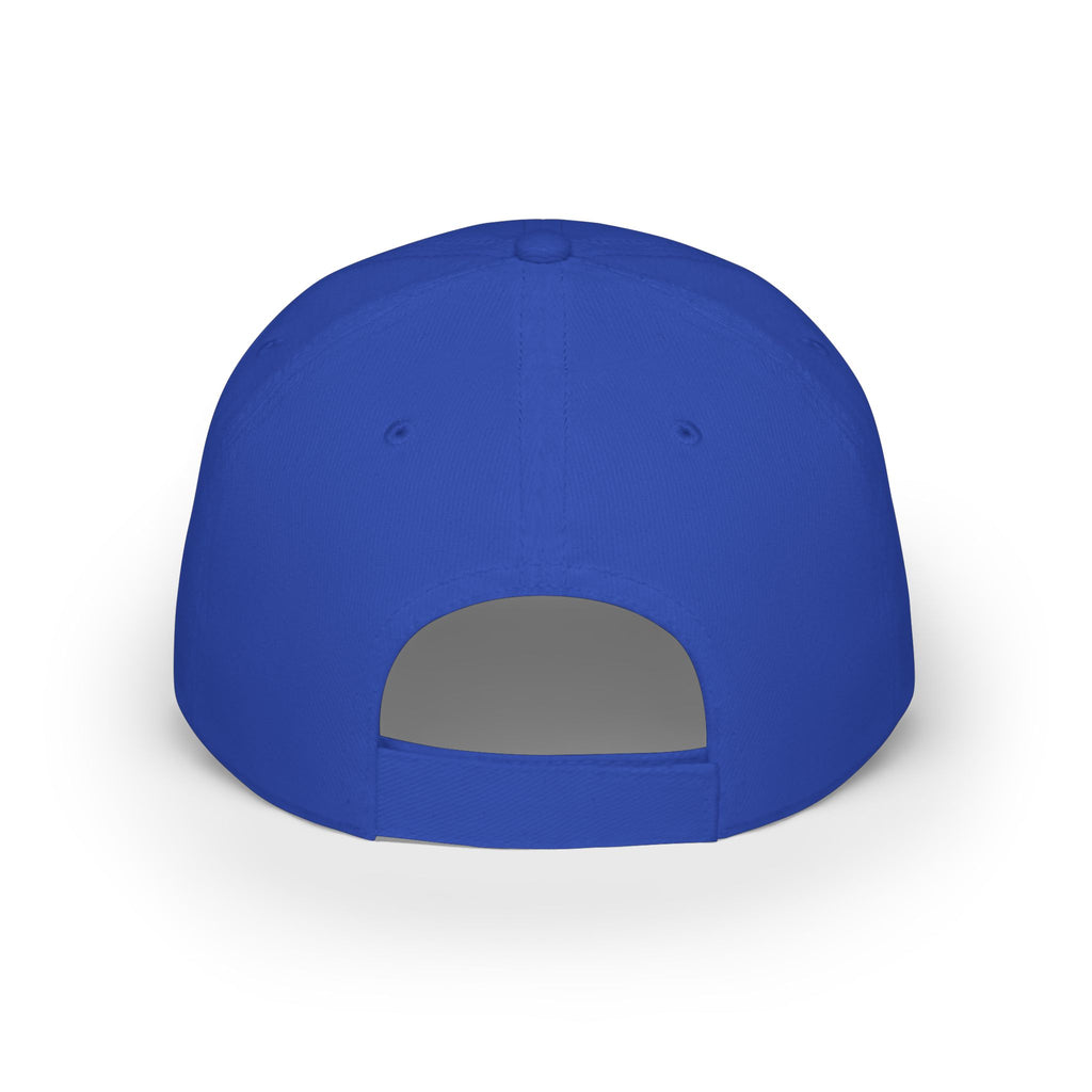 Log Off Peace Sign (White Text) Low Profile Baseball Cap