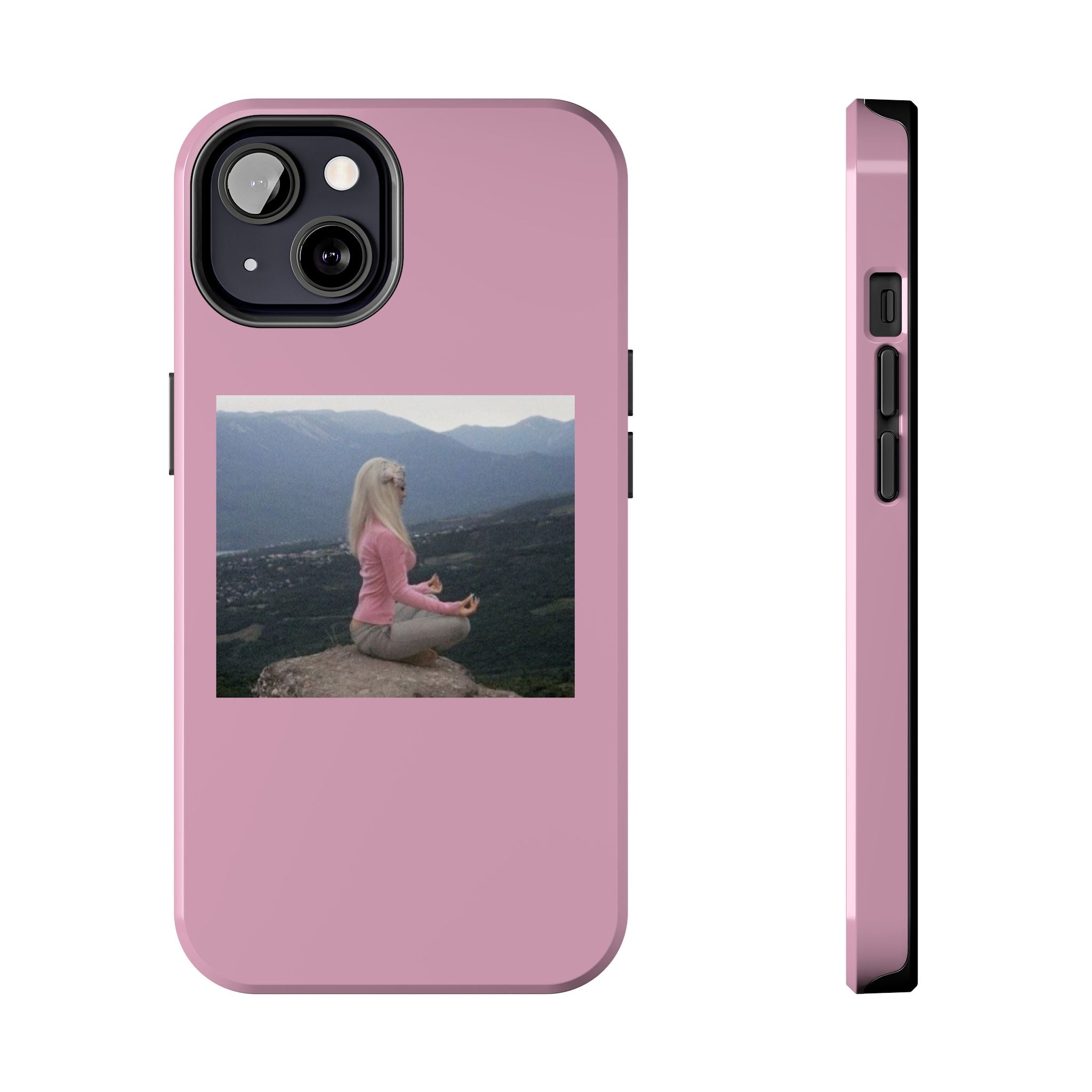 Manifestation Yoga Girl Manifesting Meme Phone Case