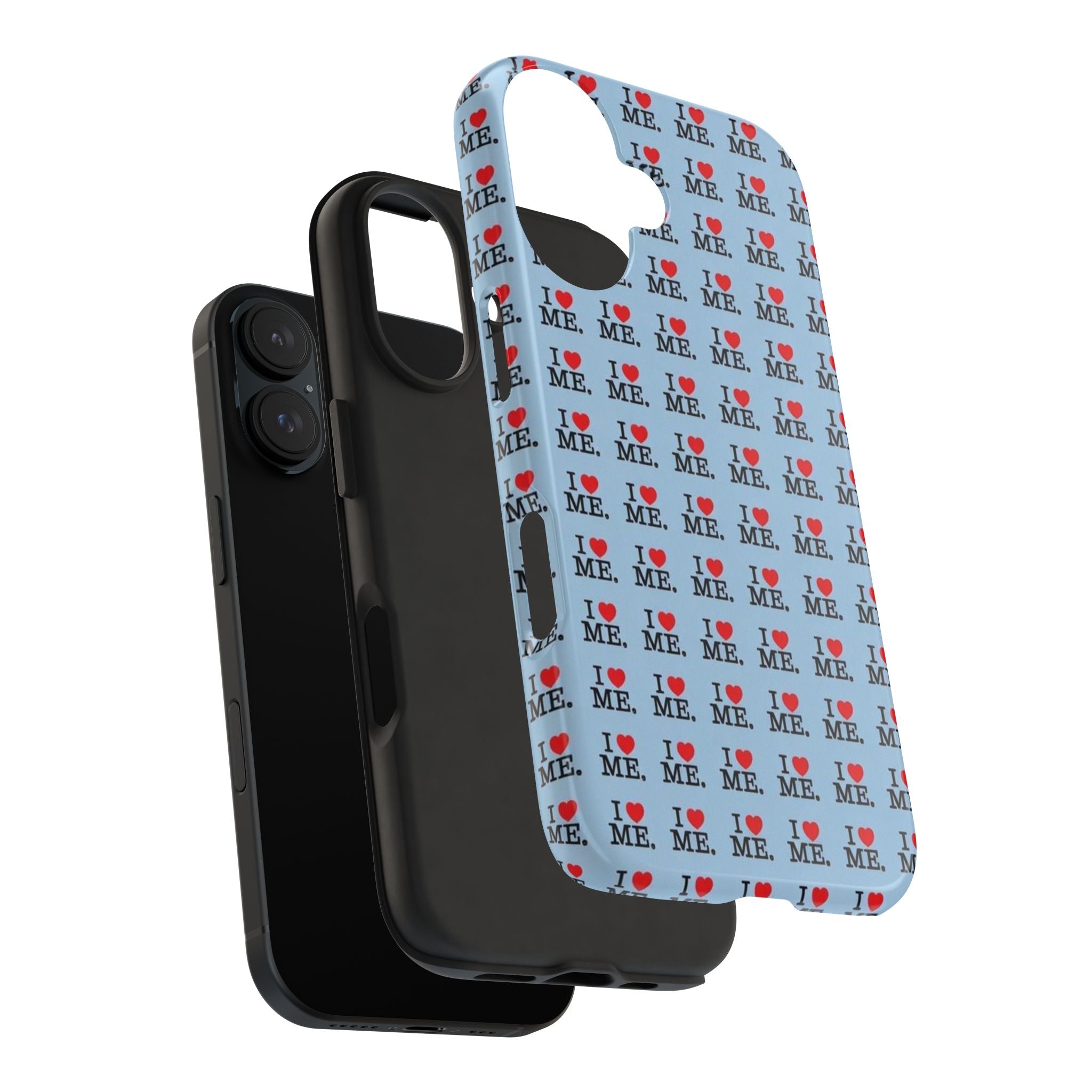 I <3 Me Baby Blue Phone Case