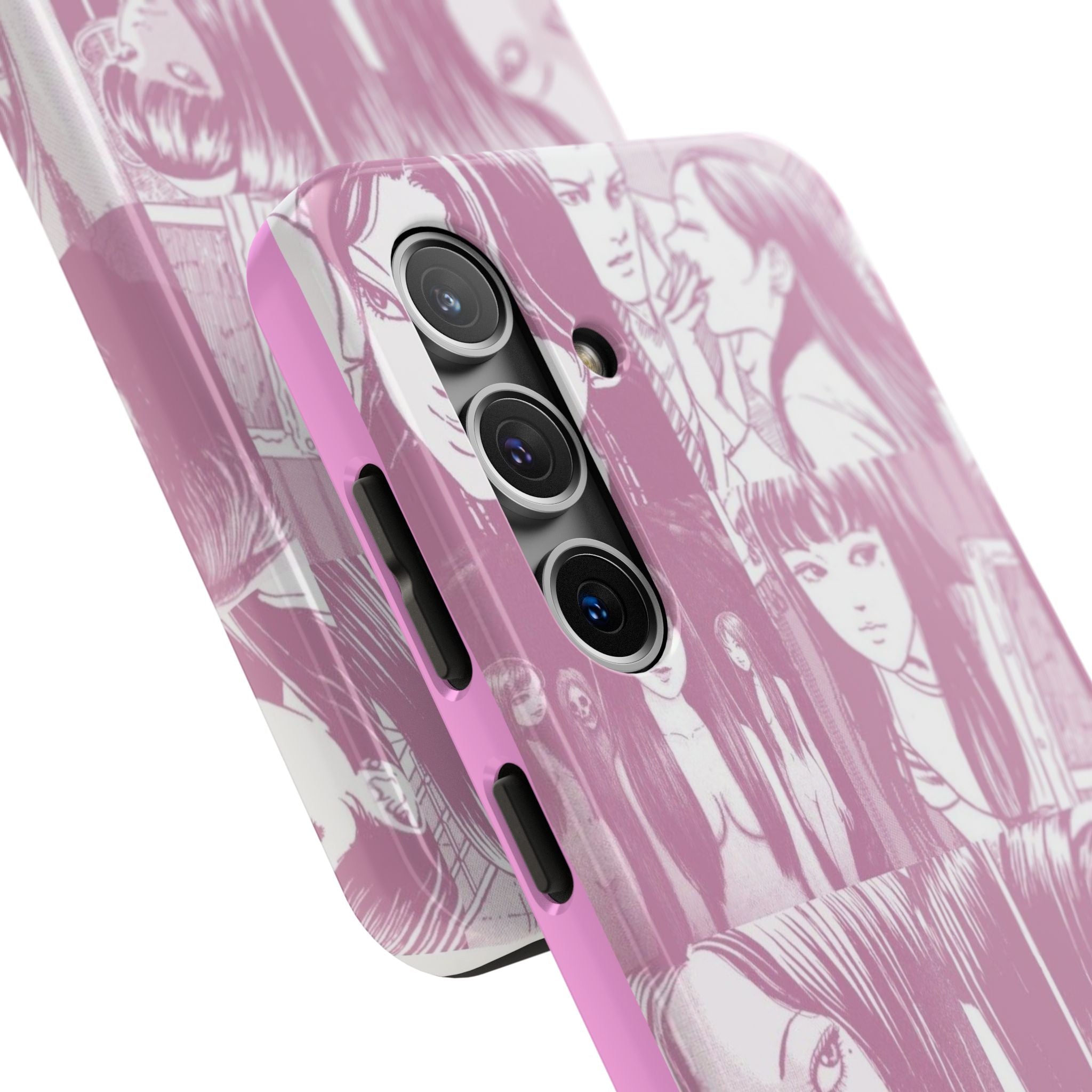 Cute Pink Anime Girl Comic BookPhone Case  - Tough Impact-Resistant Cases