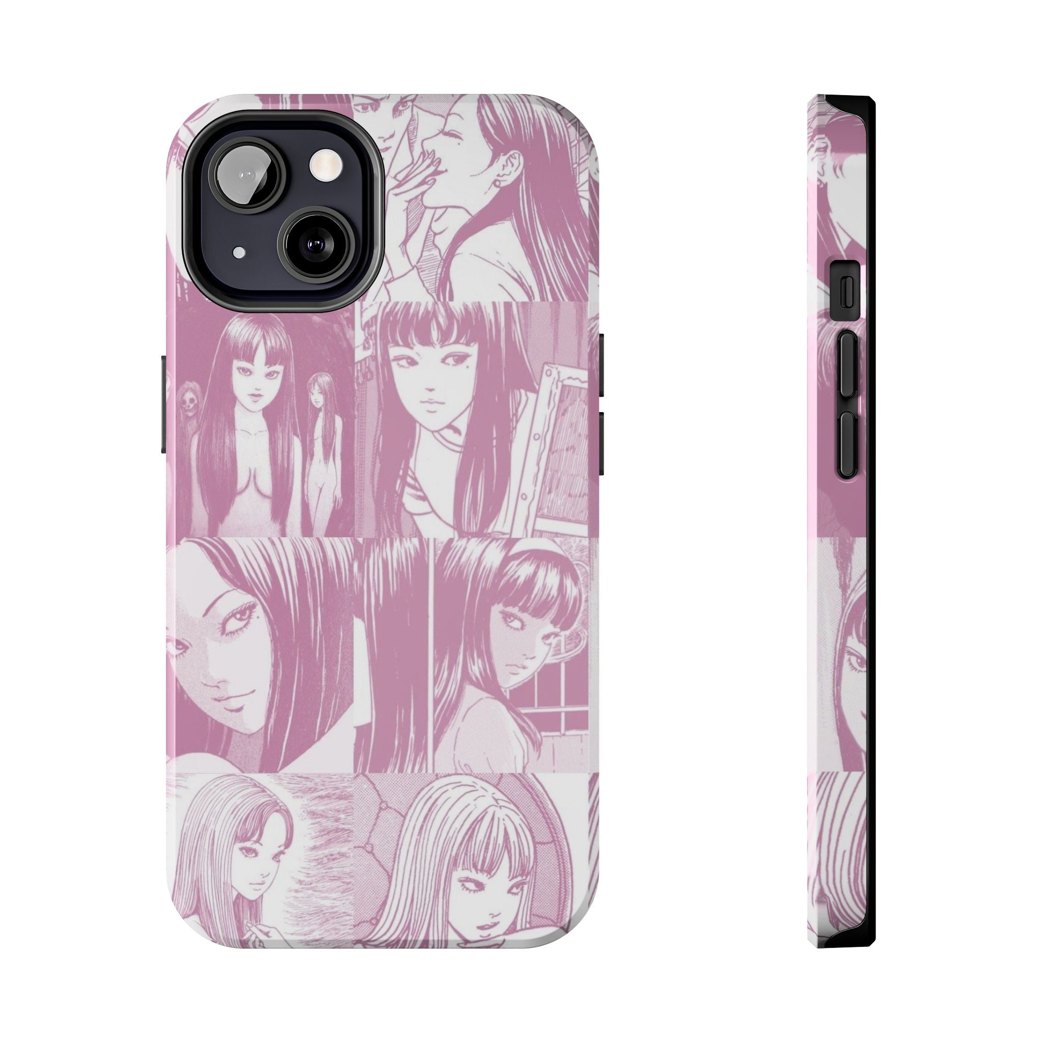 Cute Pink Anime Girl Comic BookPhone Case  - Tough Impact-Resistant Cases