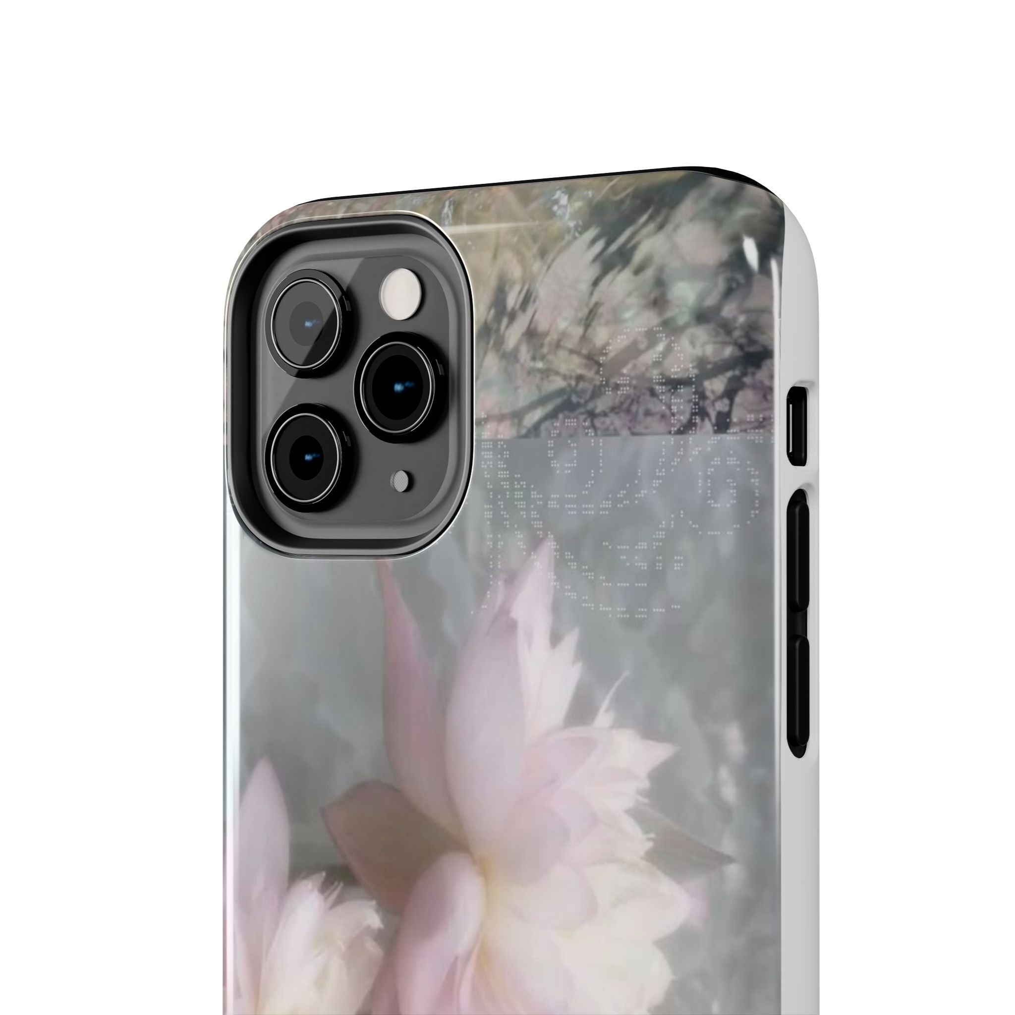 Lotus Flowers Cyber Whimsy Phone Case