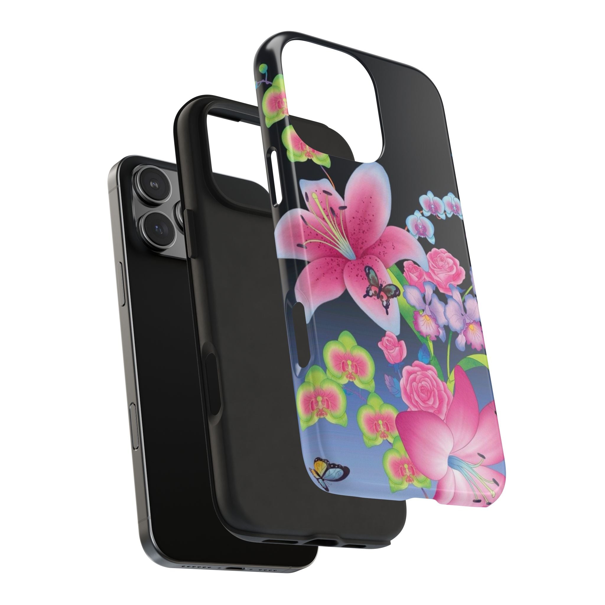 Bright Lily and Orchid  Phone Case