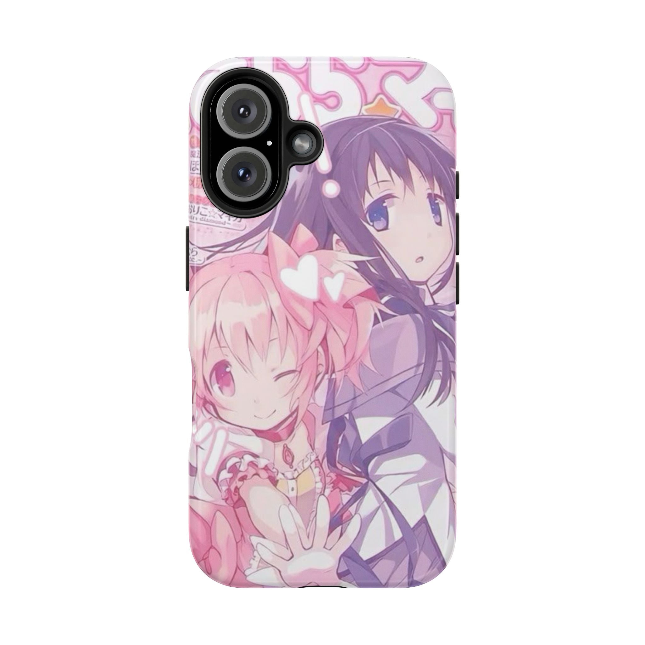 Cute Pink and Purple Anime Phone Case