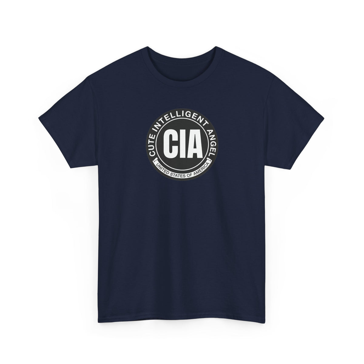 CIA Cute Intelligent Angel 100% Cotton Tee