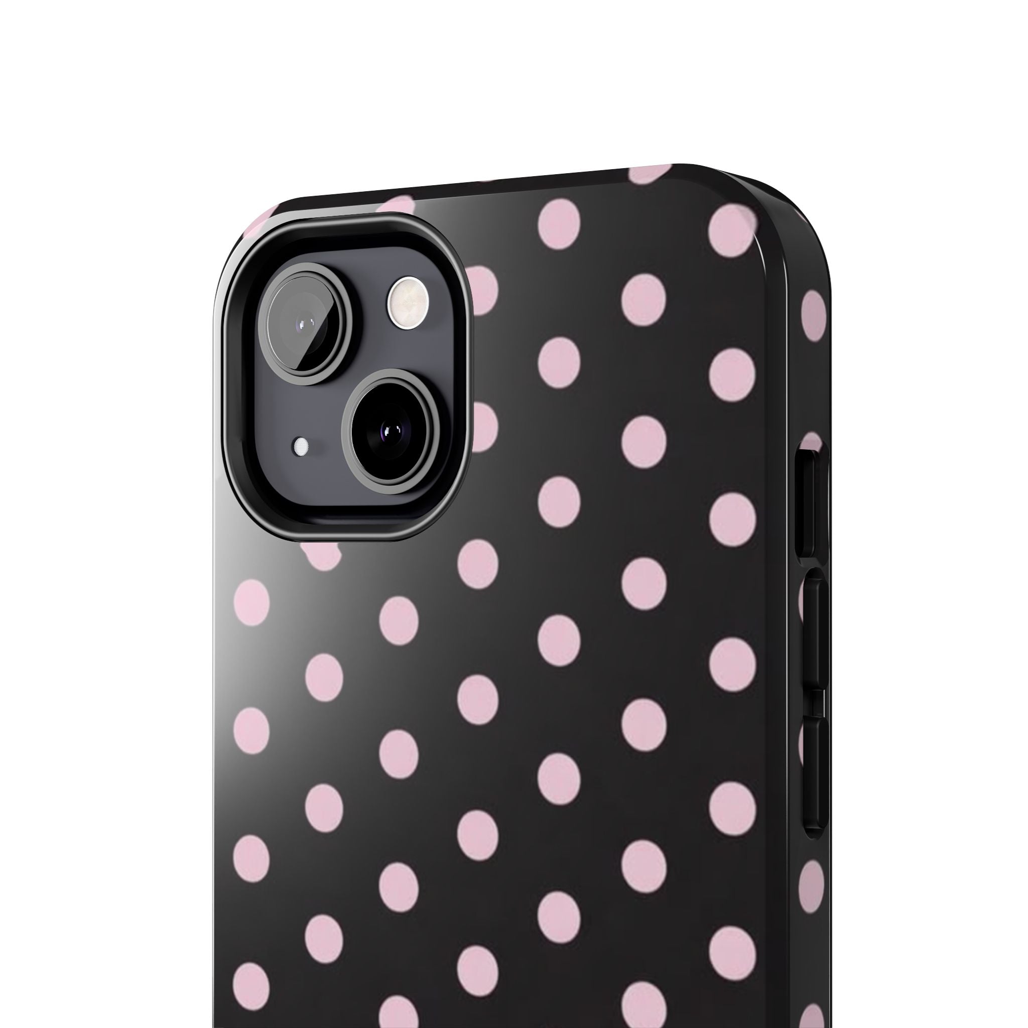 Black and Pink Spots Phone Case