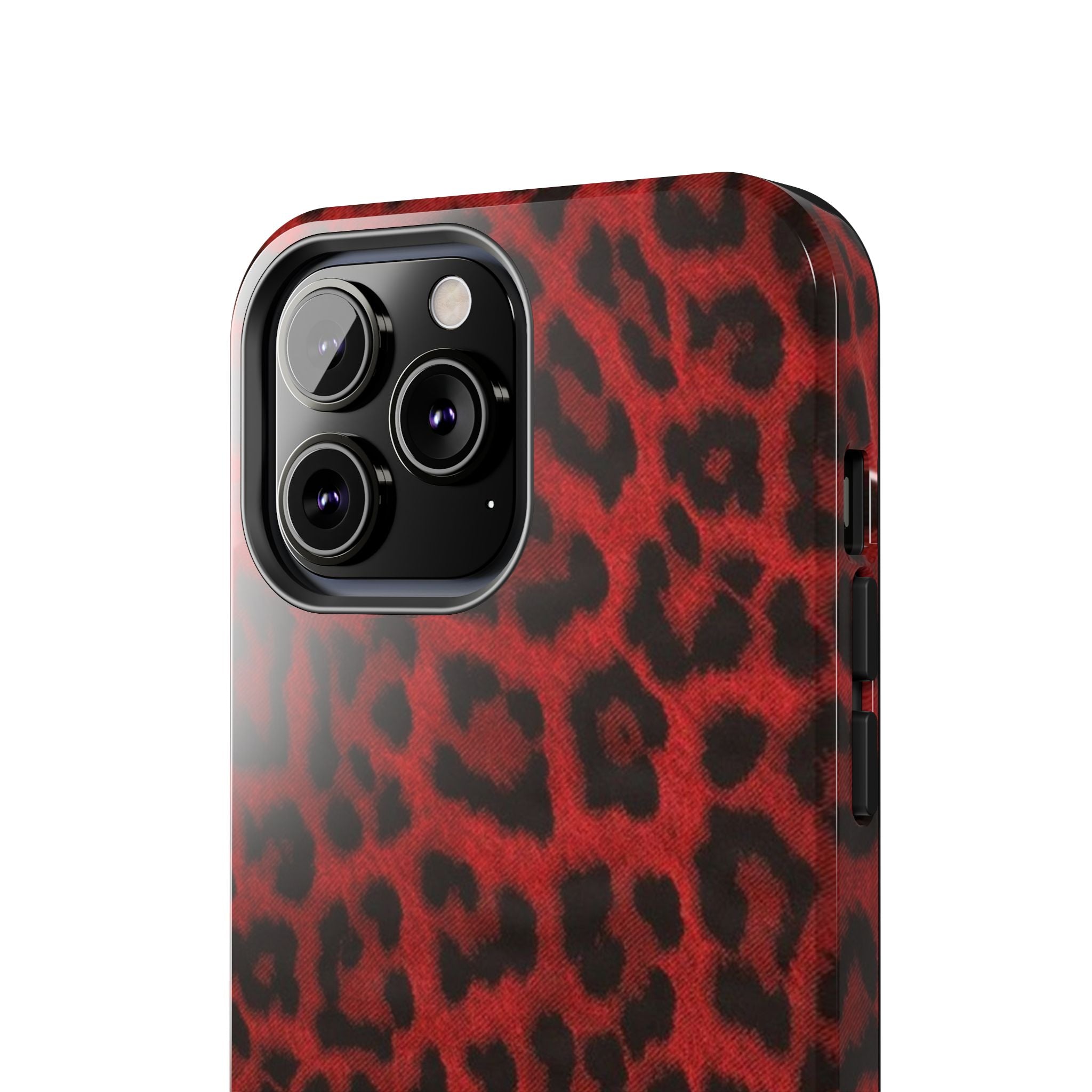 Red Cheetah Leopard Phone Case  - Tough Impact-Resistant Case