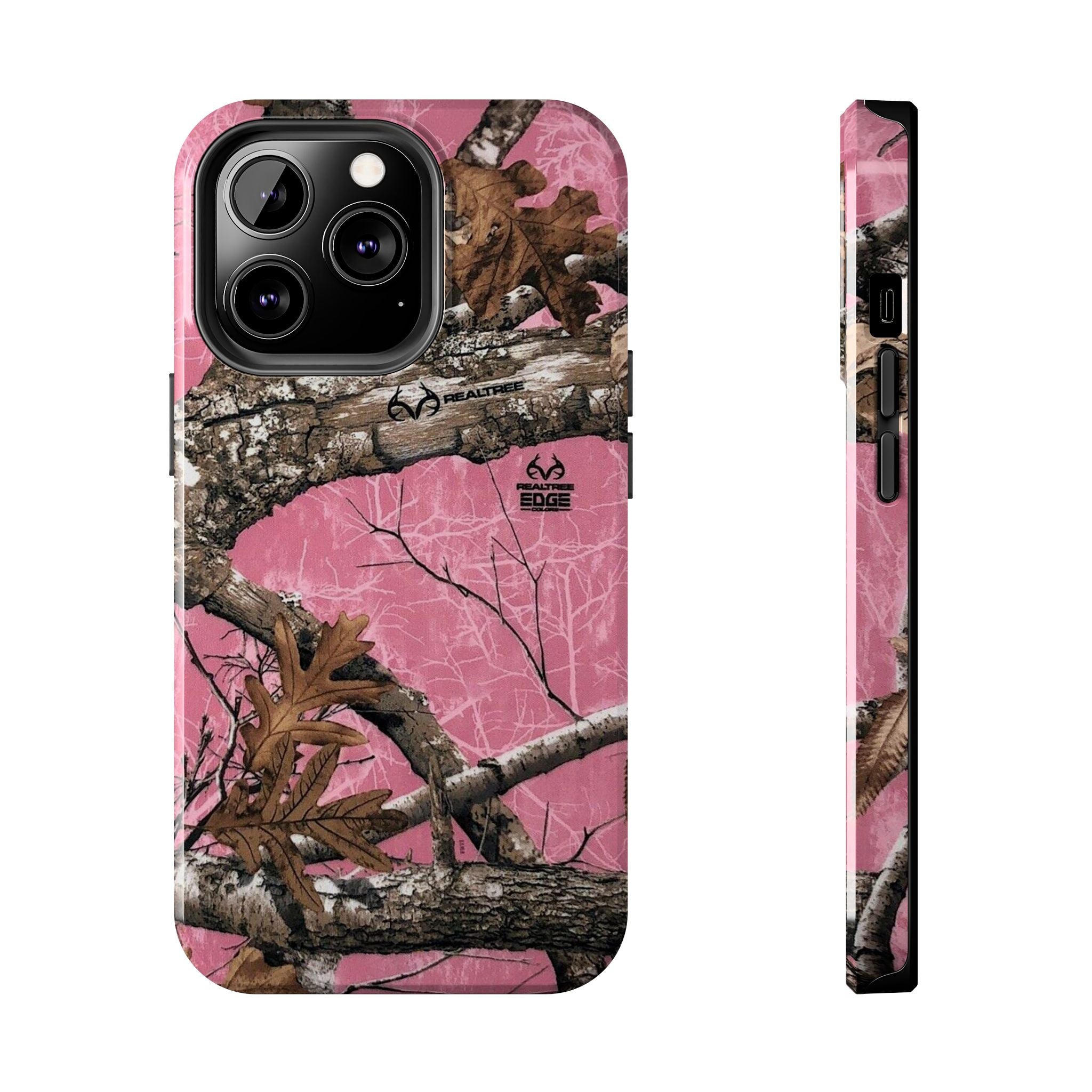 Pink Camo Real Tree Phone Case  - Tough Impact-Resistant Case