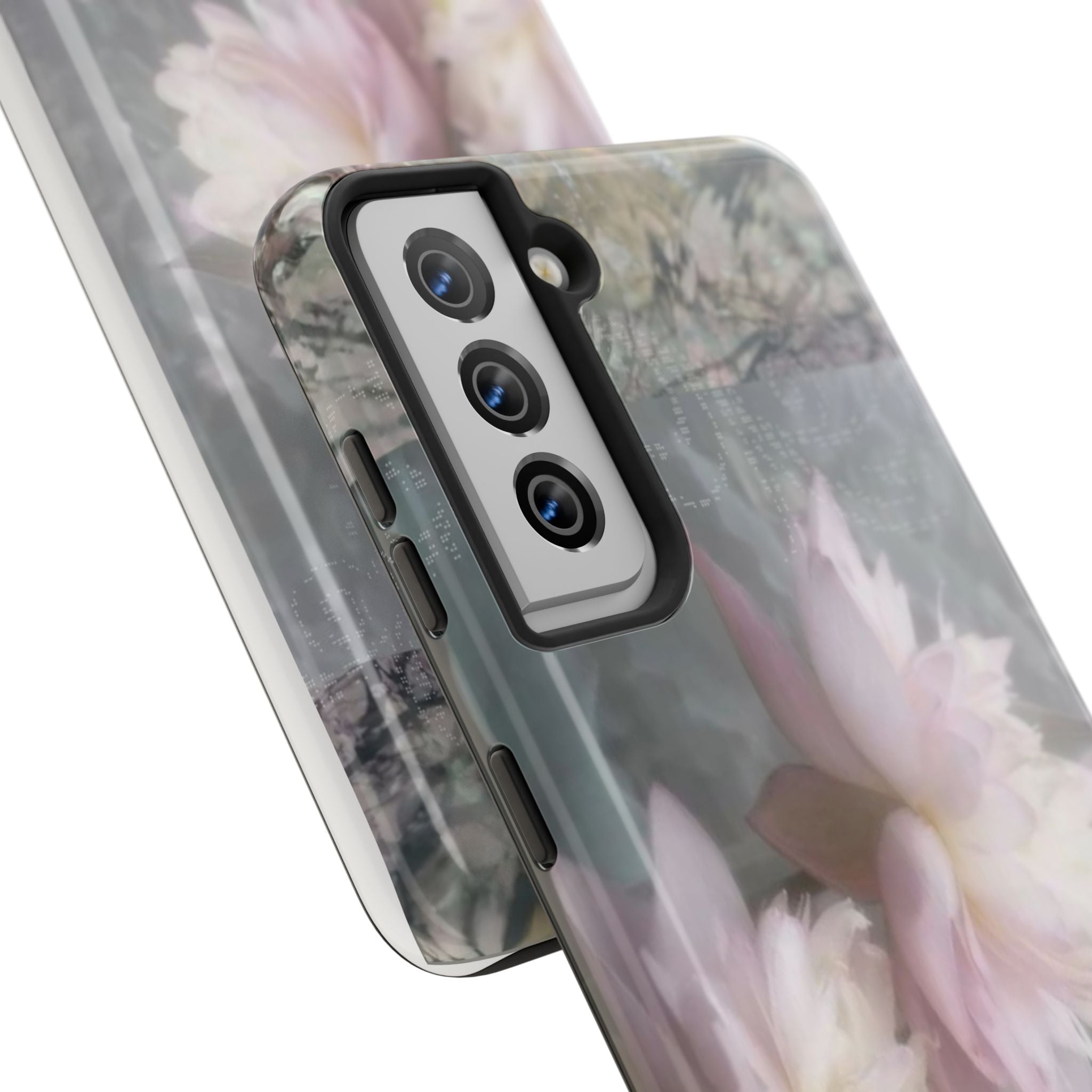 Lotus Flowers Cyber Whimsy Phone Case