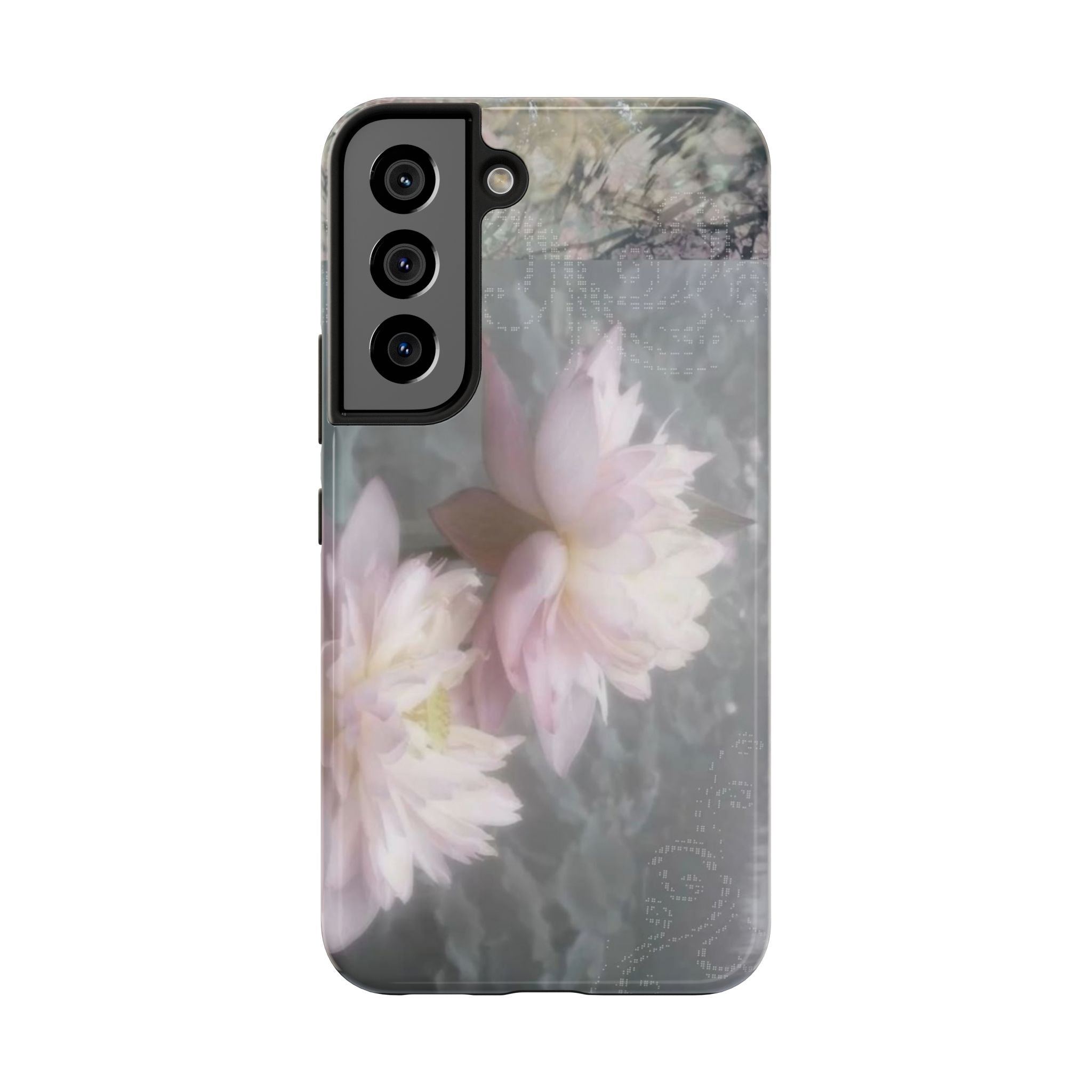 Lotus Flowers Cyber Whimsy Phone Case
