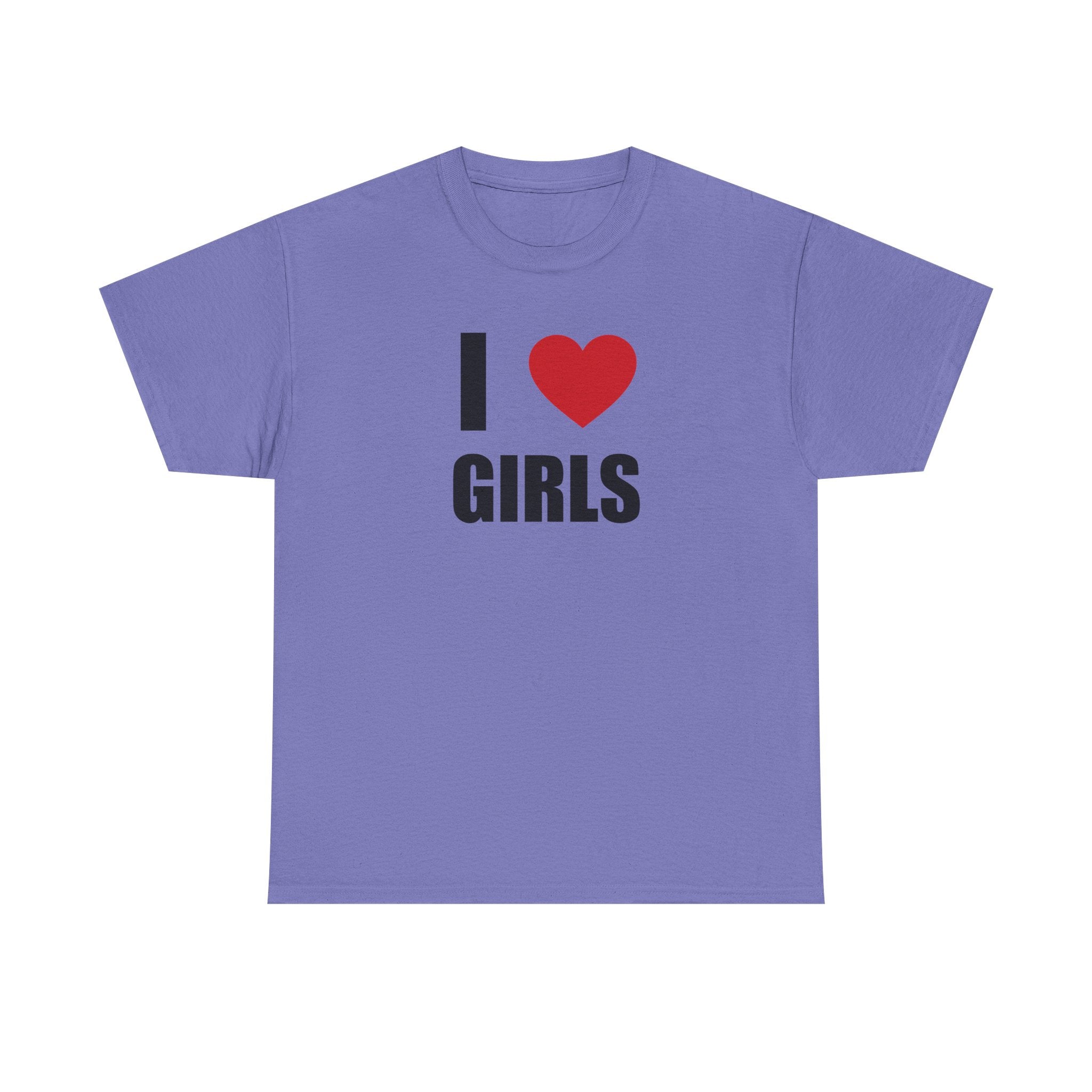 I Love Girls <3 Unisex 100% Cotton Tee