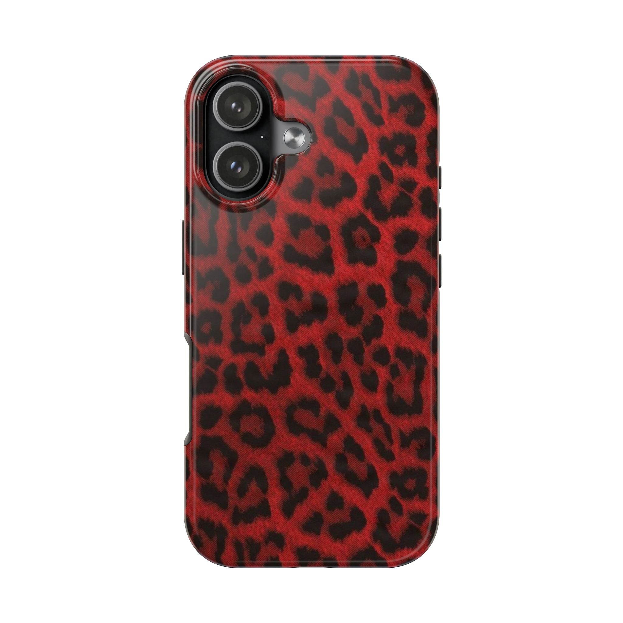Red Cheetah Leopard Phone Case  - Tough Impact-Resistant Case