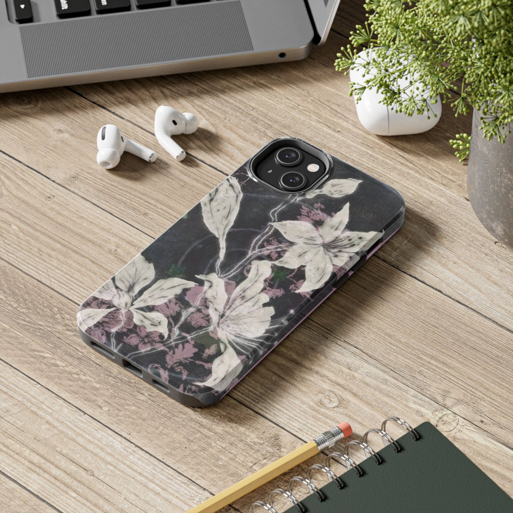 Grunge Faded Flower Phone Case