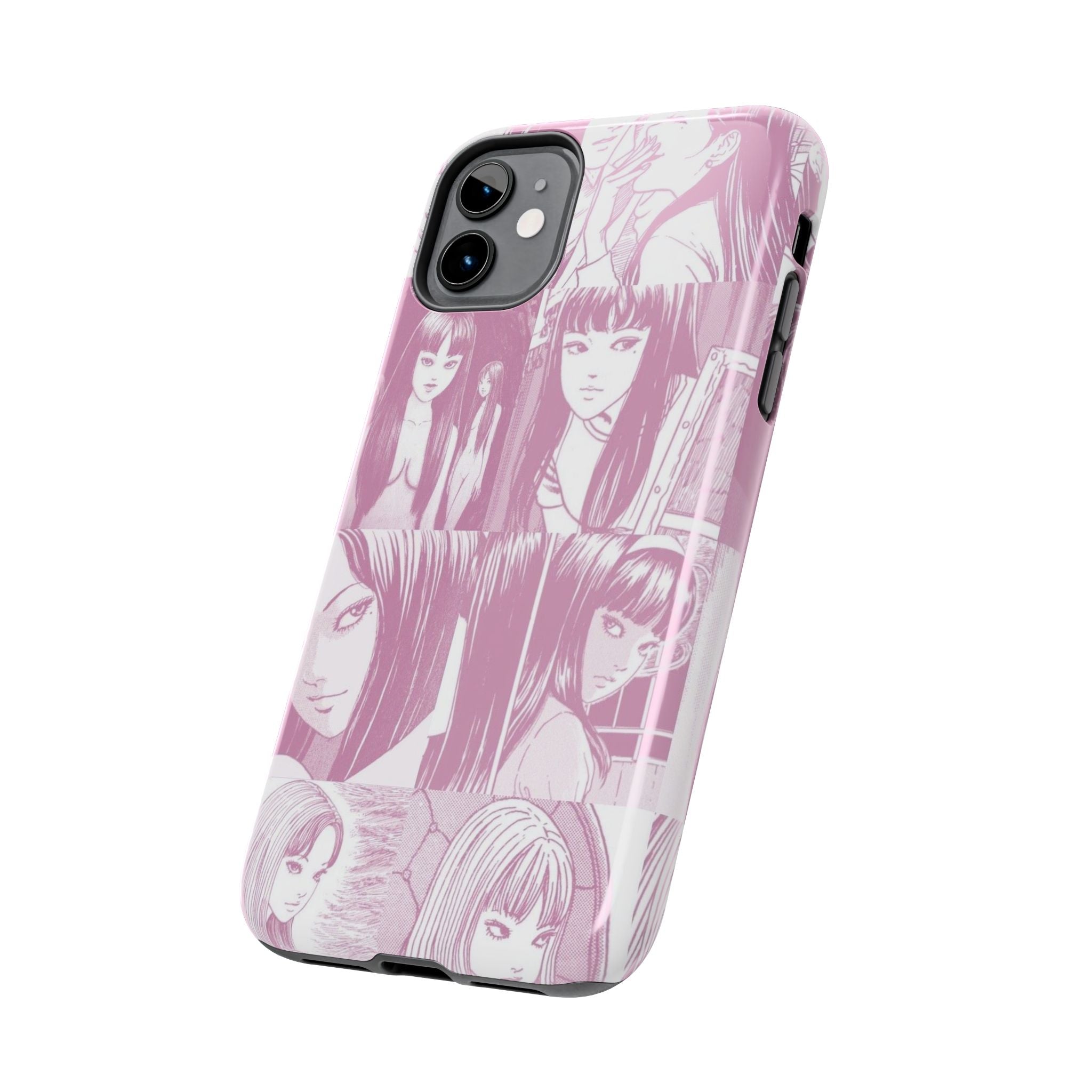 Cute Pink Anime Girl Comic BookPhone Case  - Tough Impact-Resistant Cases