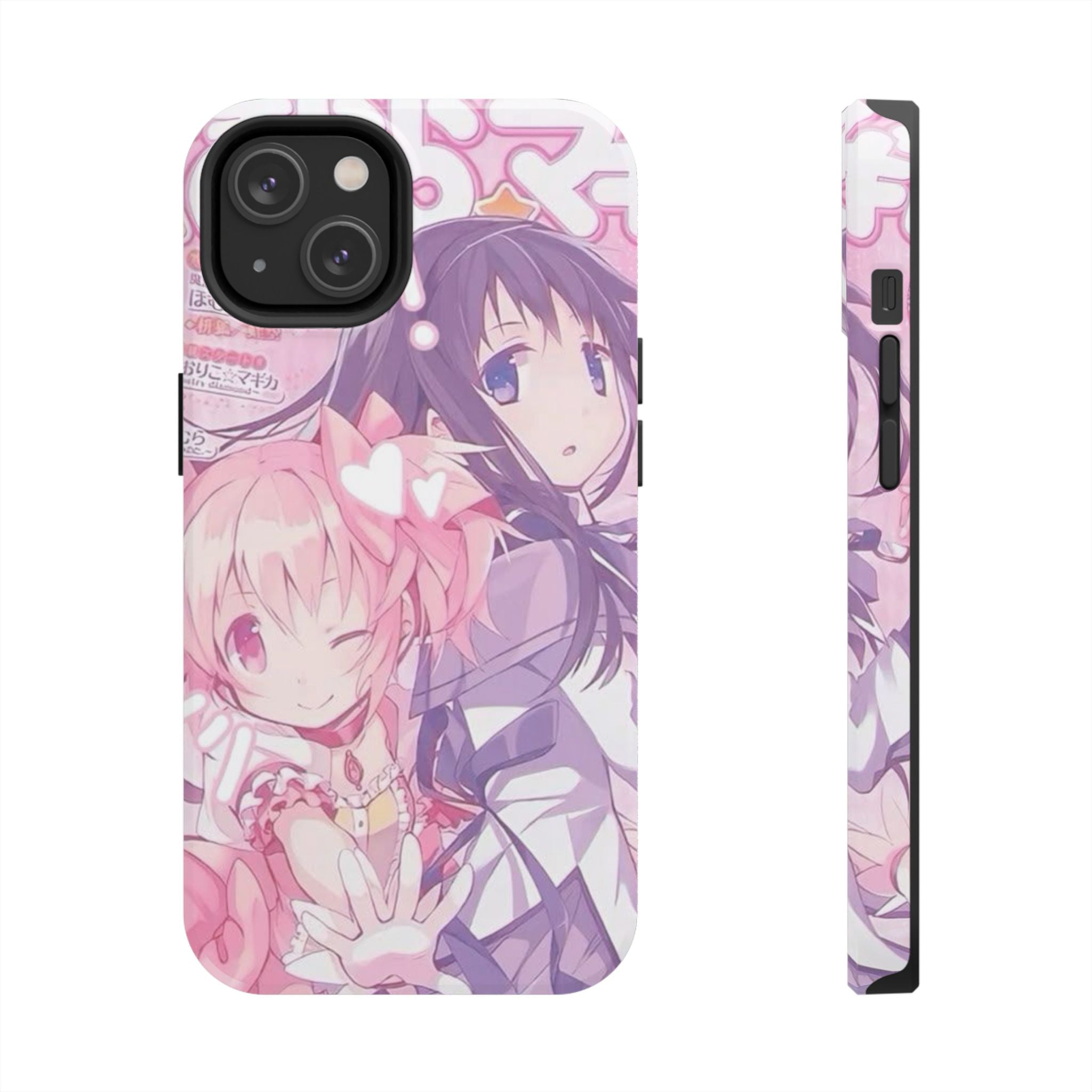 Cute Pink and Purple Anime Phone Case