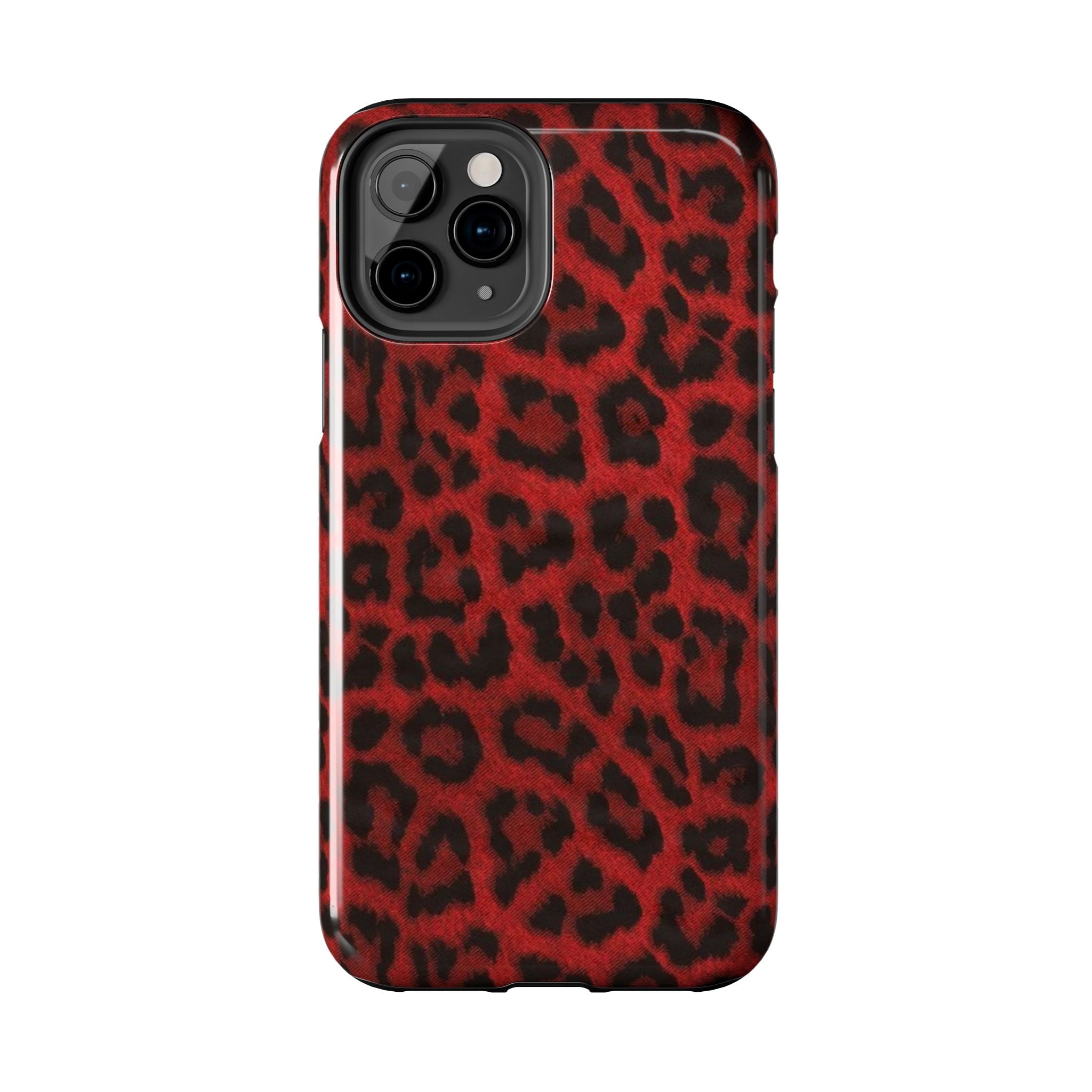 Red Cheetah Leopard Phone Case  - Tough Impact-Resistant Case