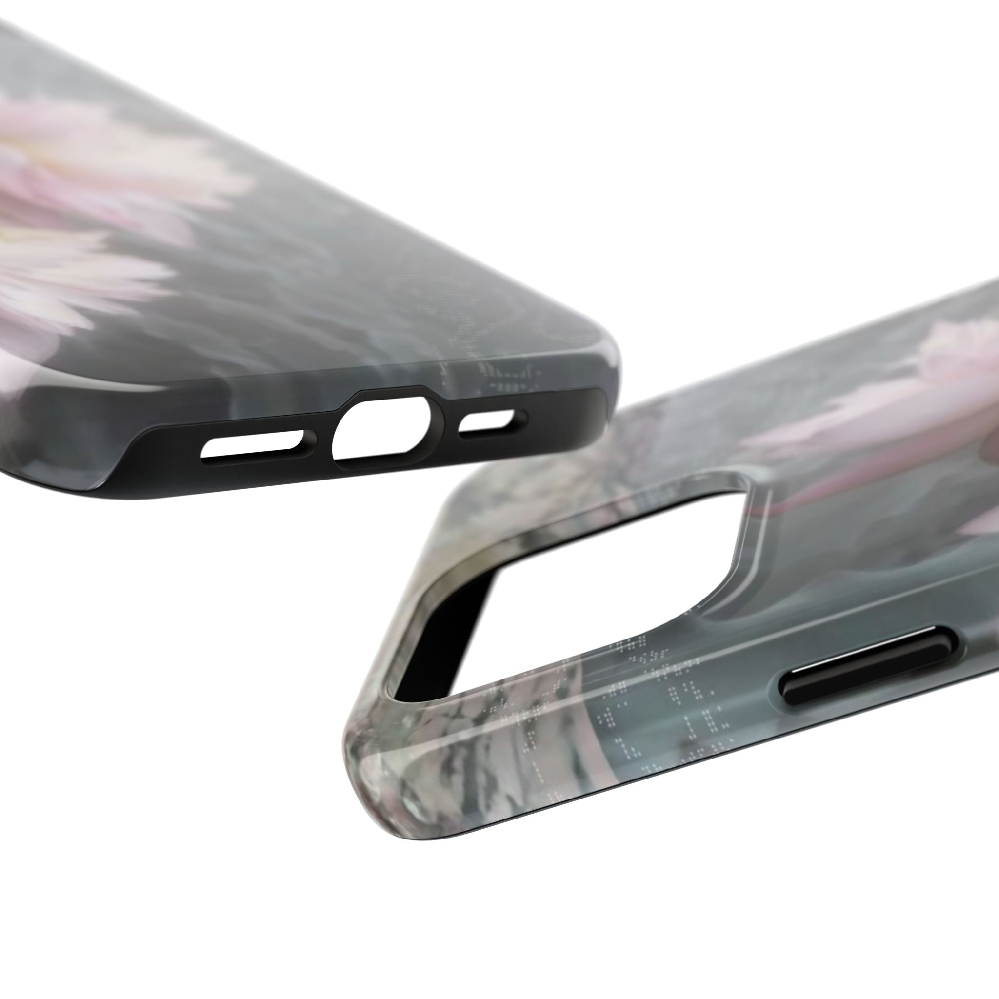 Lotus Flowers Cyber Whimsy Phone Case