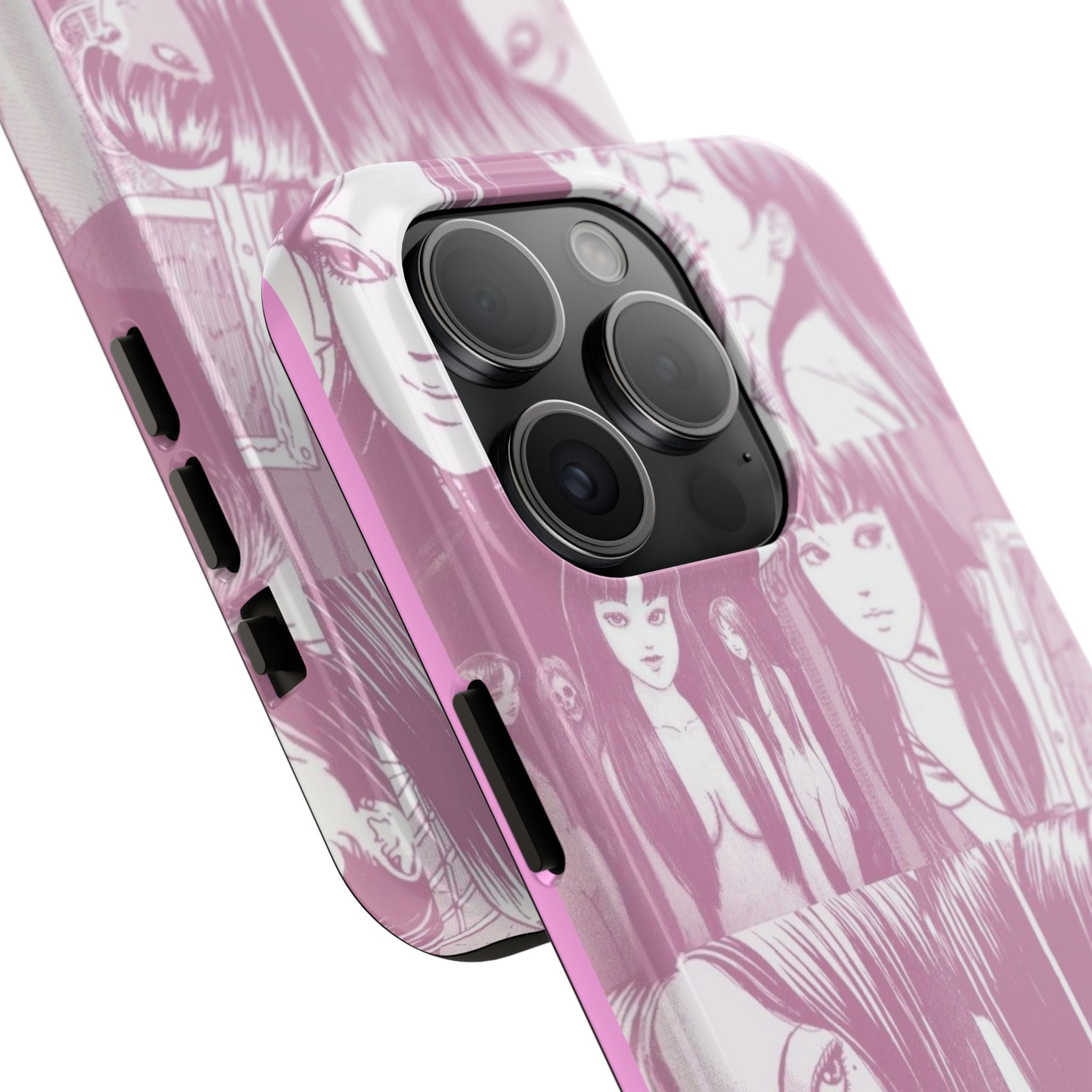 Cute Pink Anime Girl Comic BookPhone Case  - Tough Impact-Resistant Cases