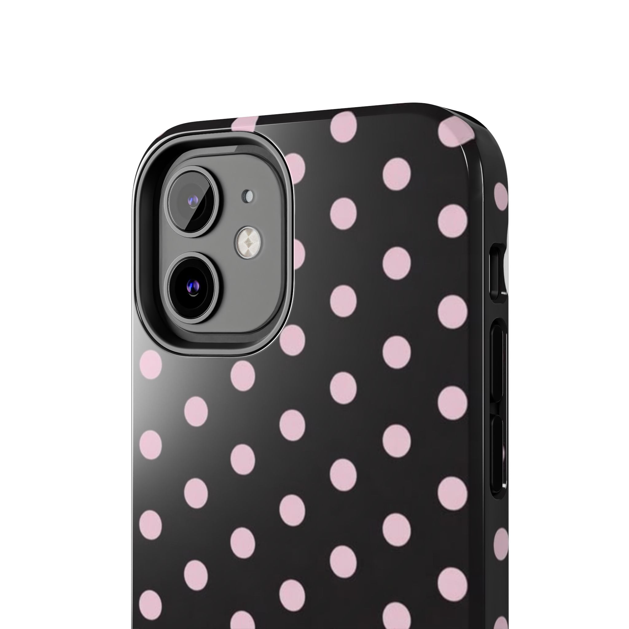 Black and Pink Spots Phone Case