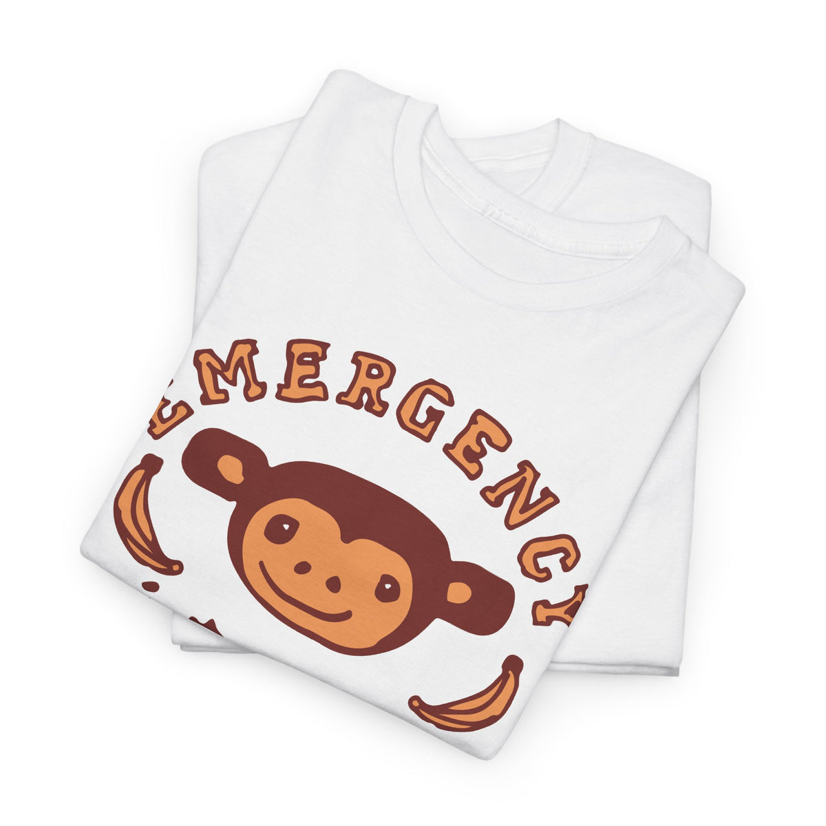 Emergency Intercom Monkey Logo 100% Cotton Tee Shirt