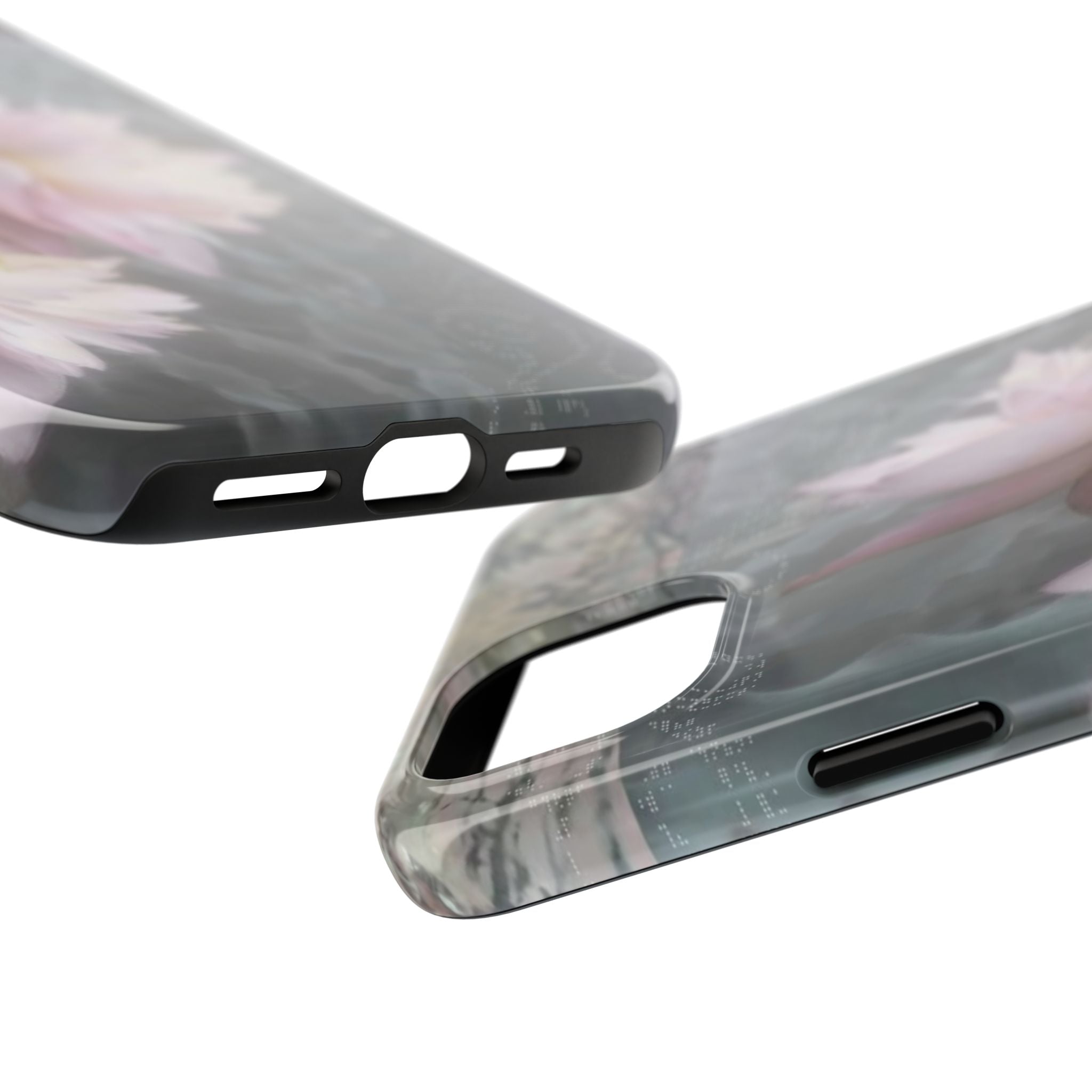 Lotus Flowers Cyber Whimsy Phone Case