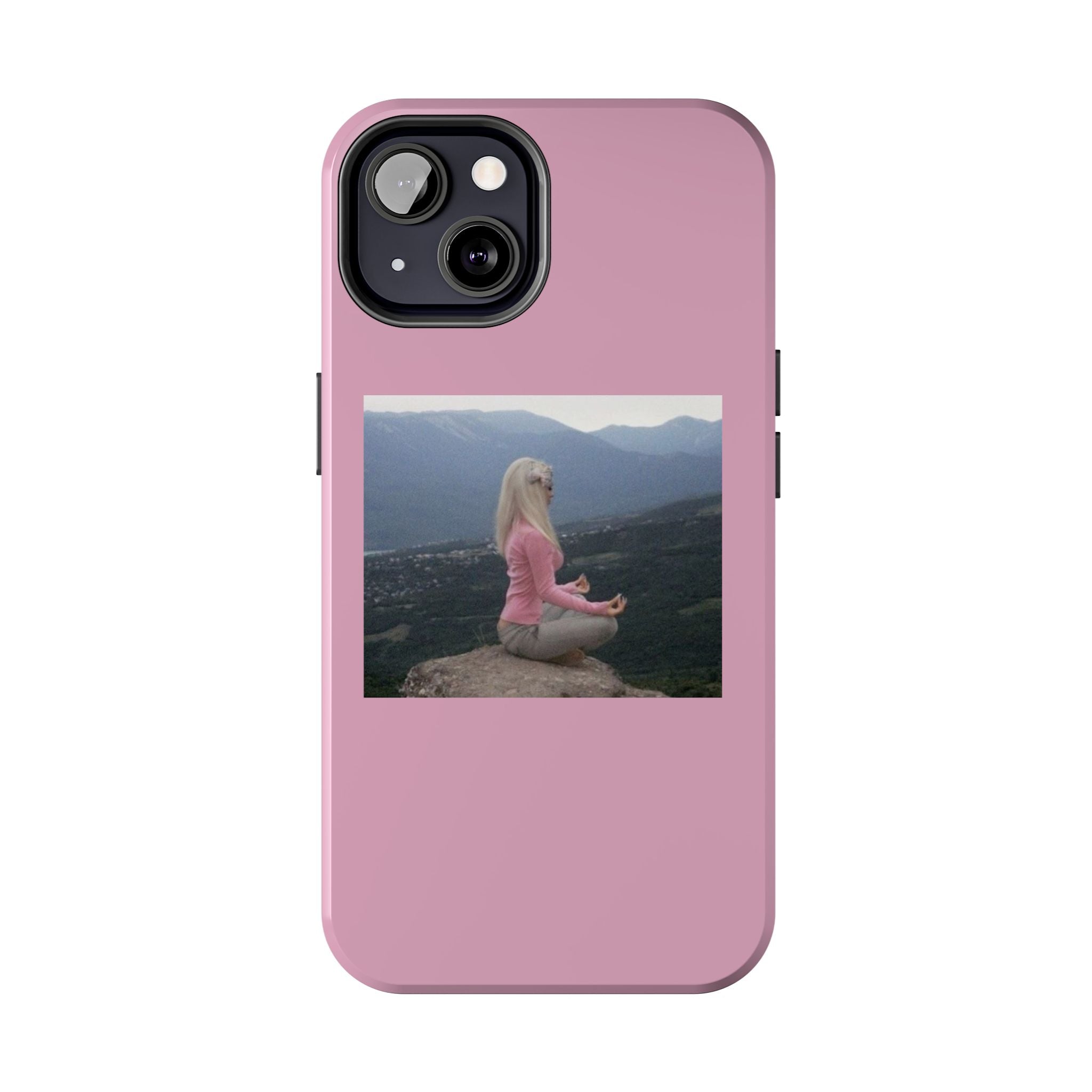 Manifestation Yoga Girl Manifesting Meme Phone Case