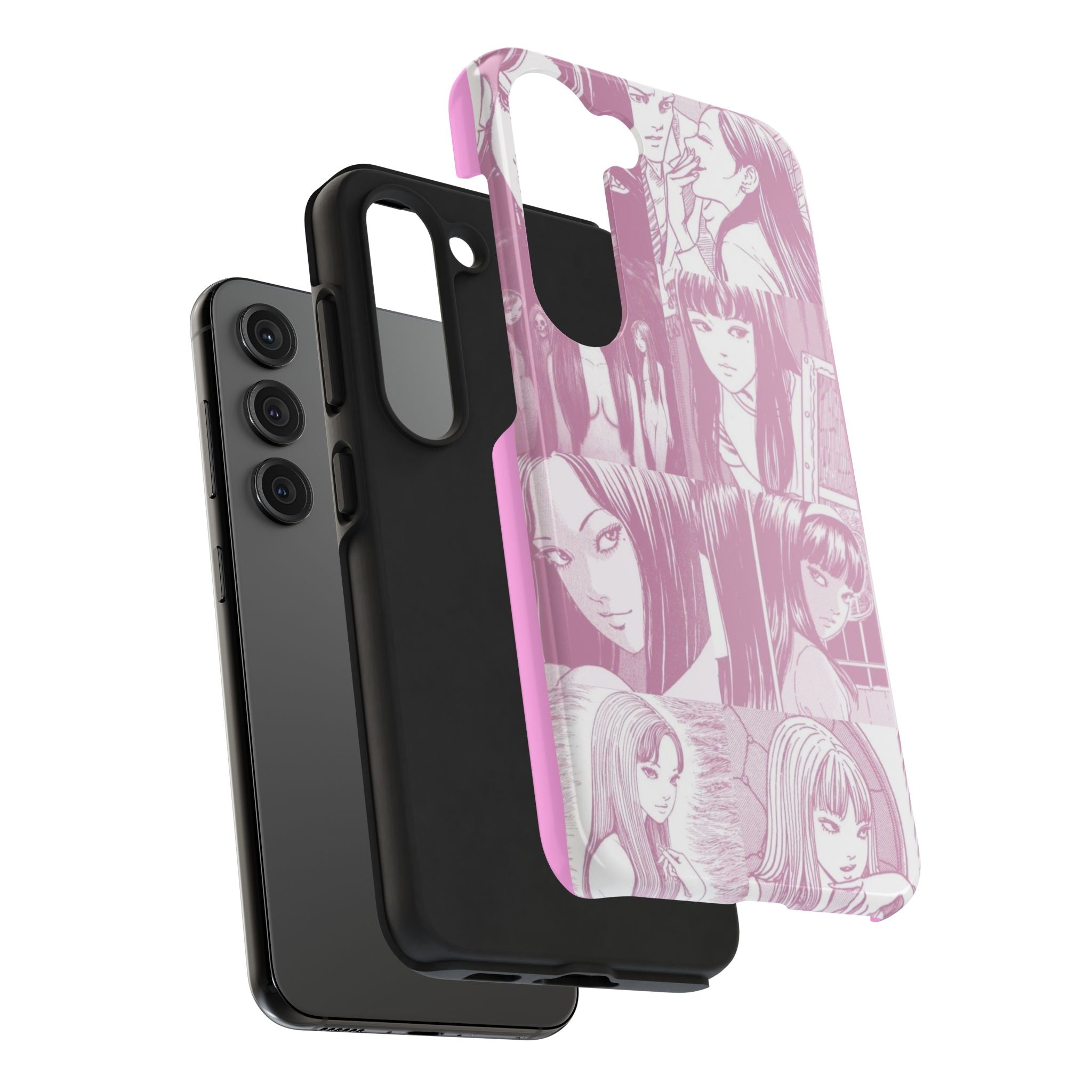 Cute Pink Anime Girl Comic BookPhone Case  - Tough Impact-Resistant Cases