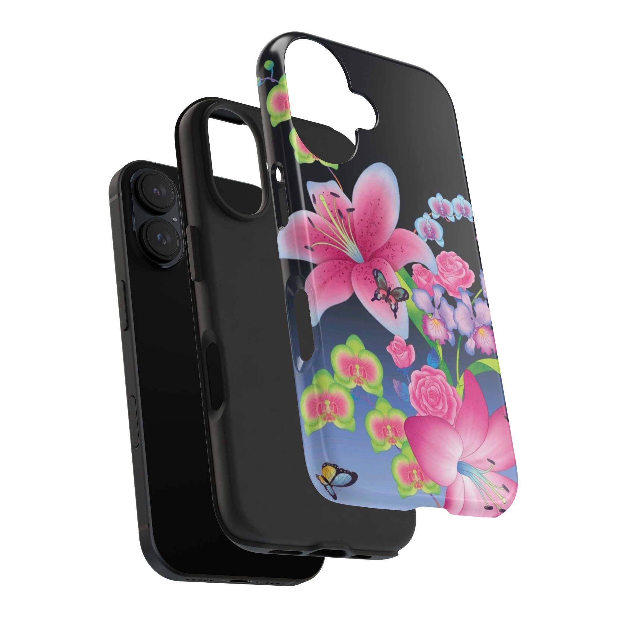 Bright Lily and Orchid  Phone Case