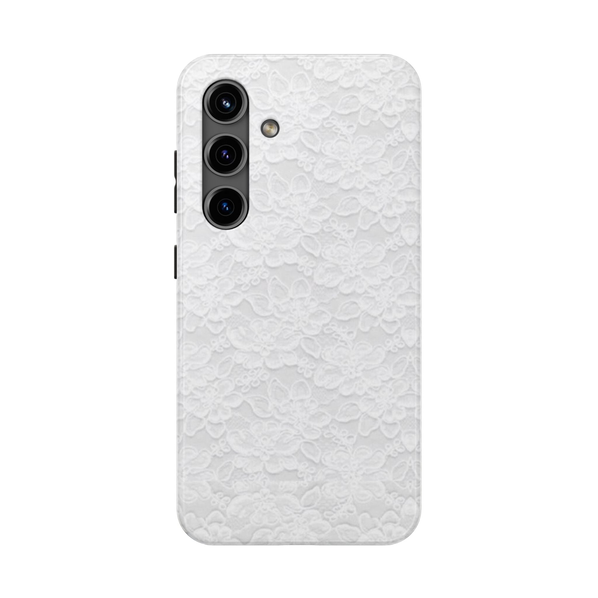 White Lace Coquette Phone Case