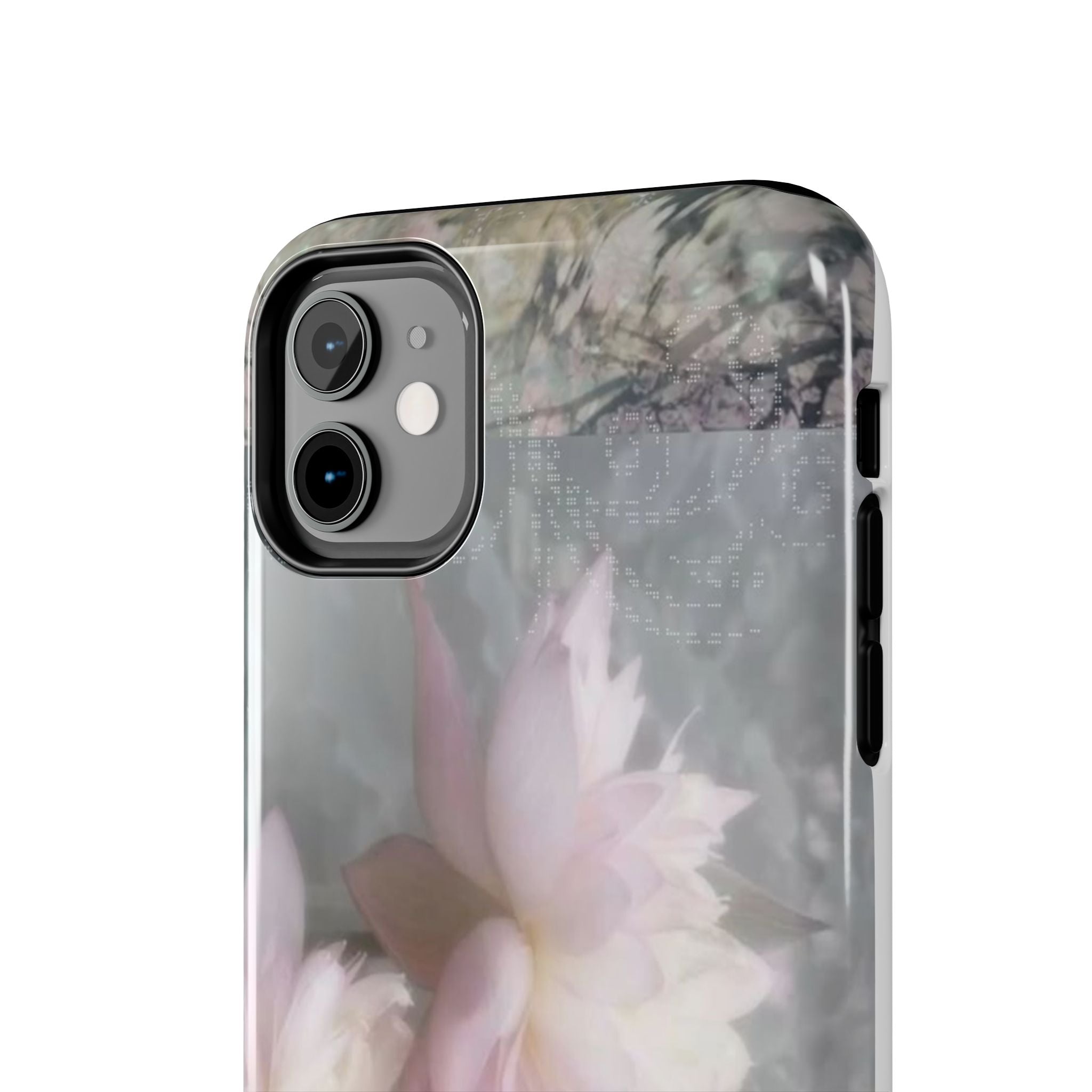 Lotus Flowers Cyber Whimsy Phone Case